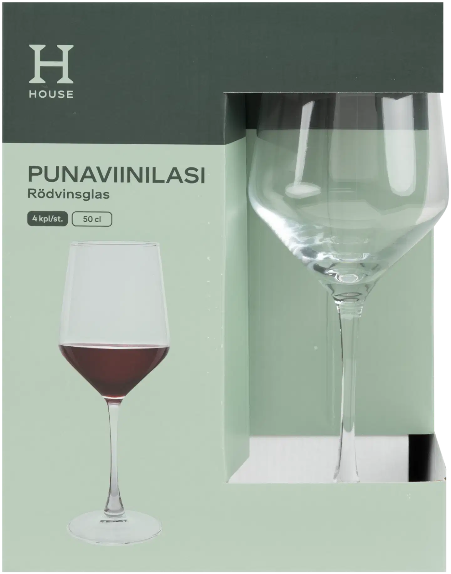 House punaviinilasi Linea 50 cl 4-pack - 3