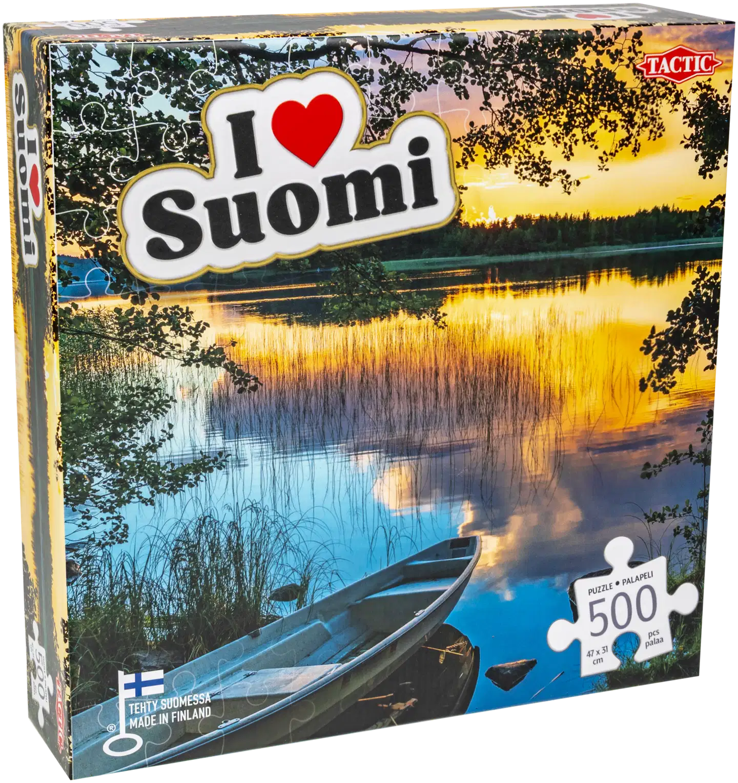 Tactic Palapeli I love Suomi One of the Thousand Lakes 500 palaa - 3