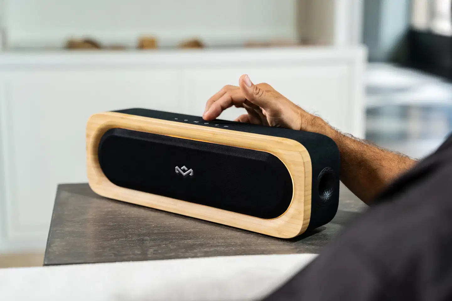House of Marley Bluetooth kaiutin Get Together 3, musta/puu - 8