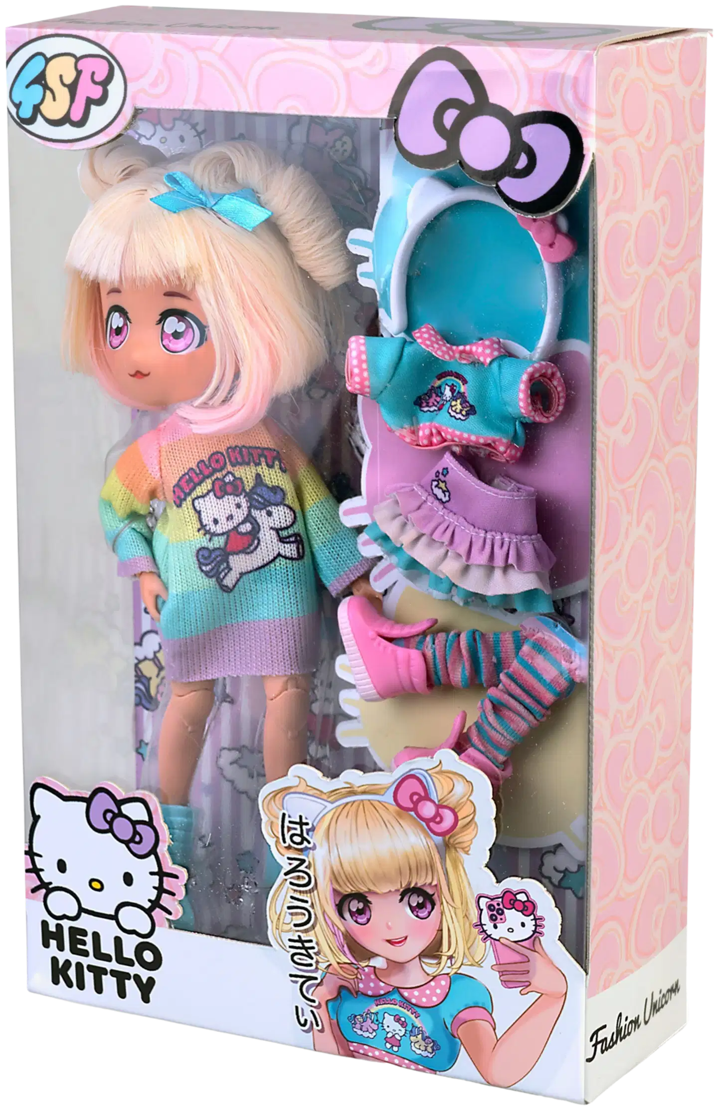 Hello Kitty Manga Fashion Unicorn -nukke - 2