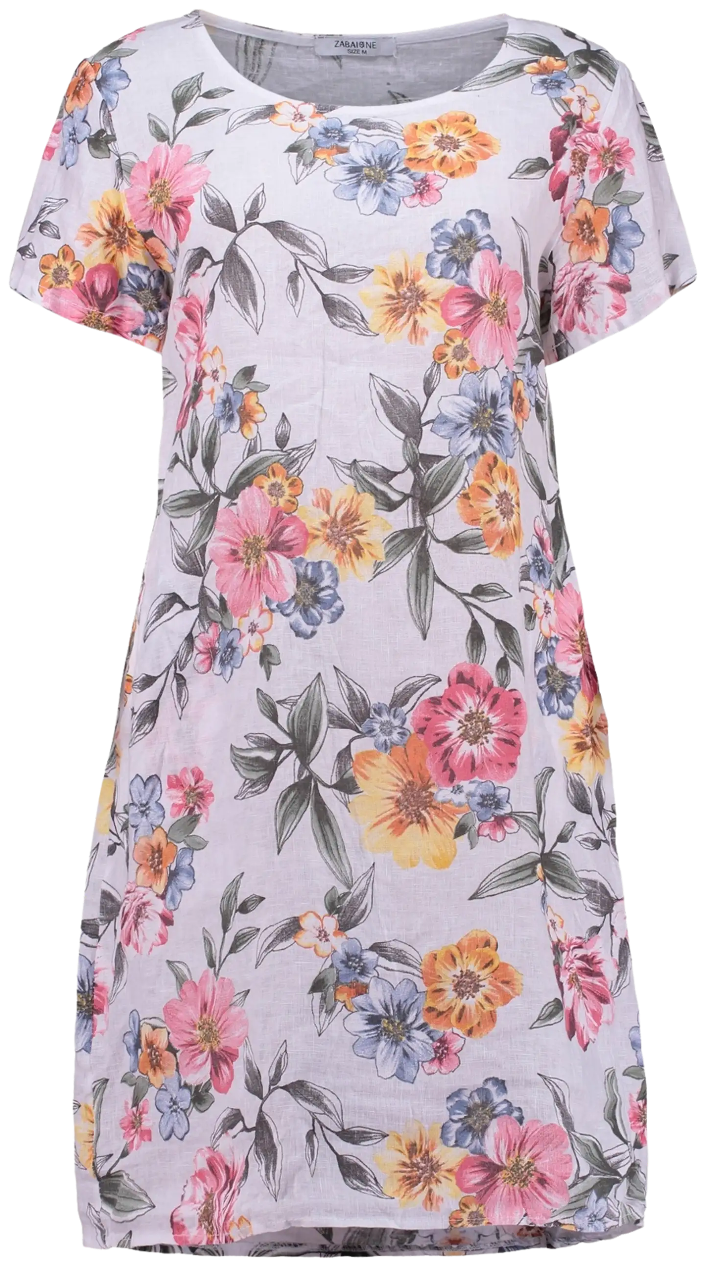 Zabaione naisten mekko ru44byy valkoinen bk-141-063 - WHITE - 1