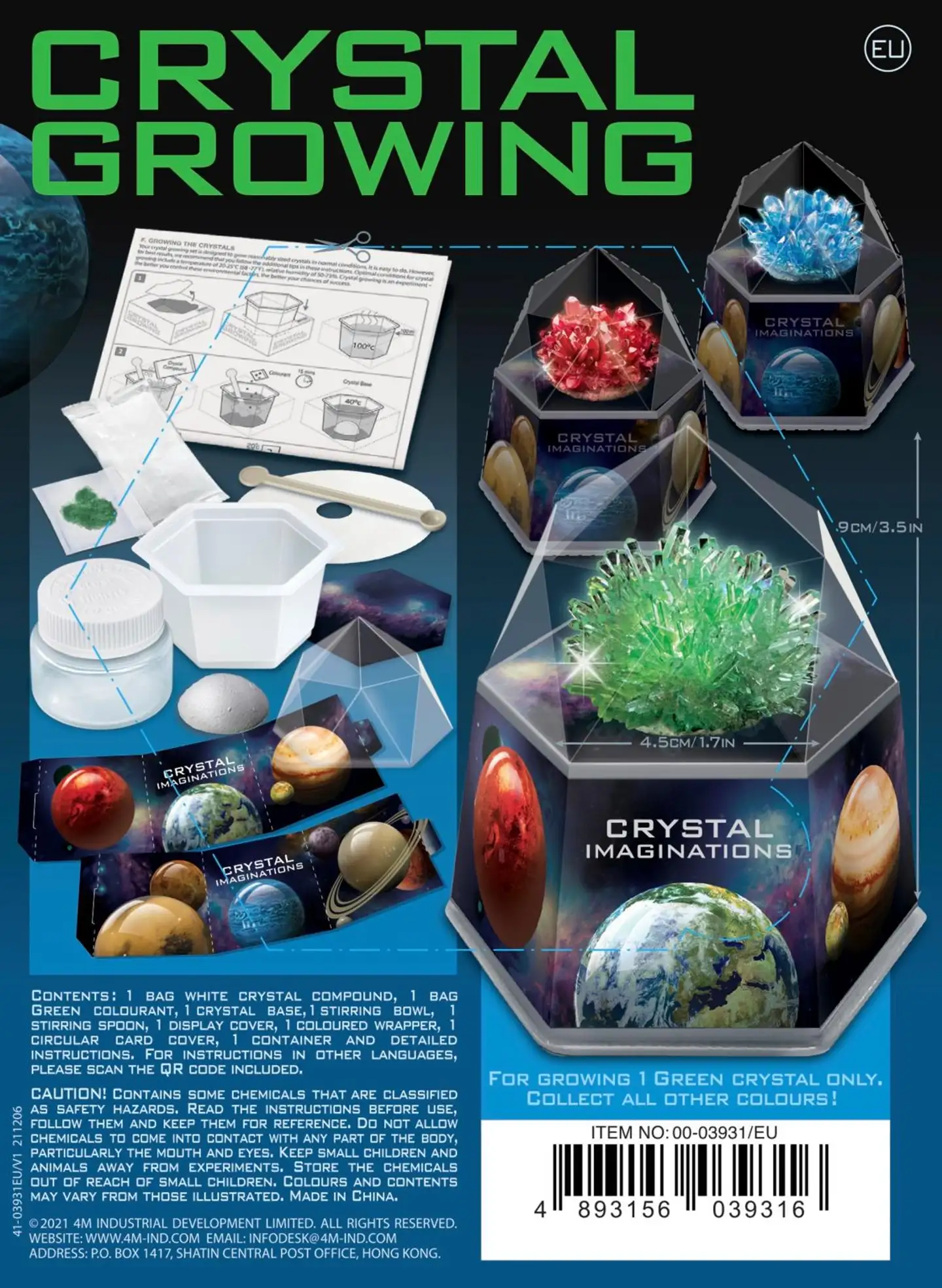 4M Mielikuvitukselliset kristallit, lajitelma - 8