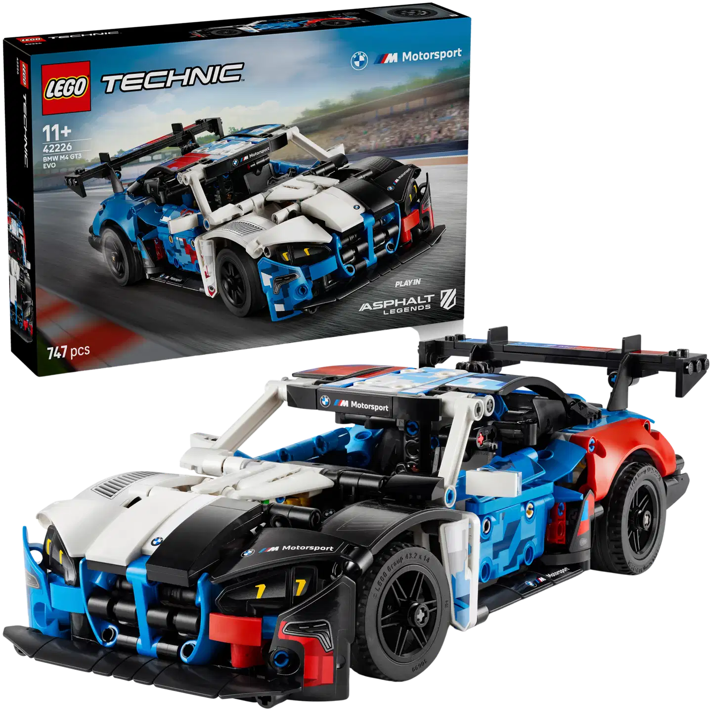 LEGO® Technic 42226 BMW M4 GT3 EVO ‑kilpa-auto - 1