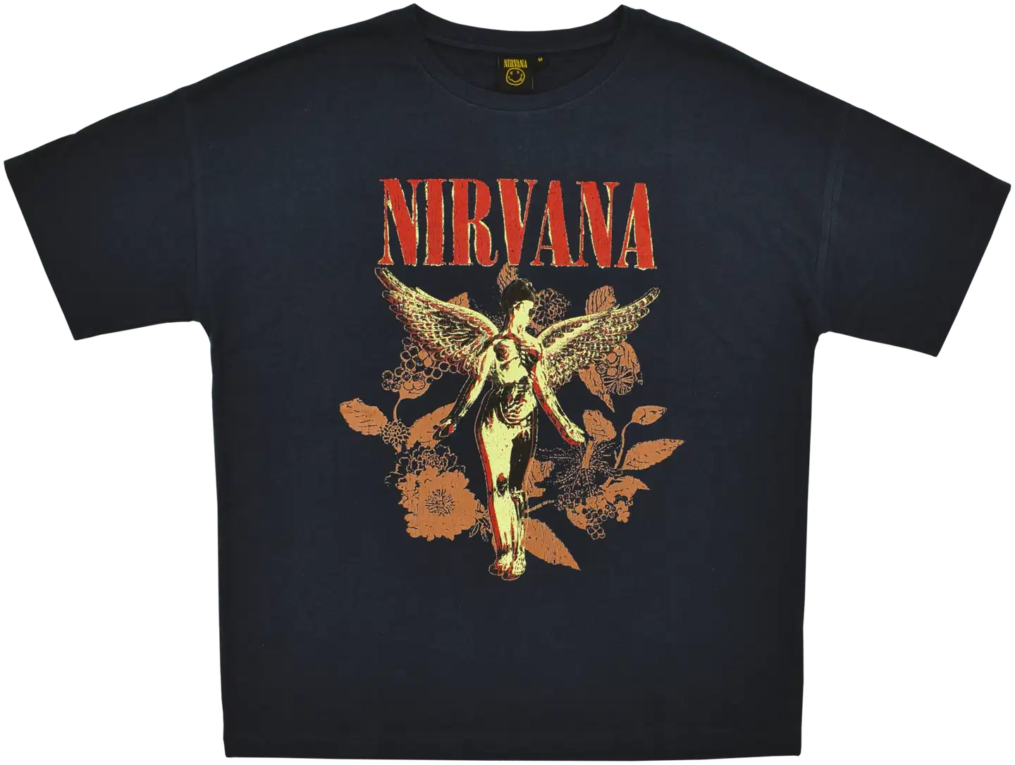 Nirvana  naisten printti T-paita NIRV-0042 - Sininen