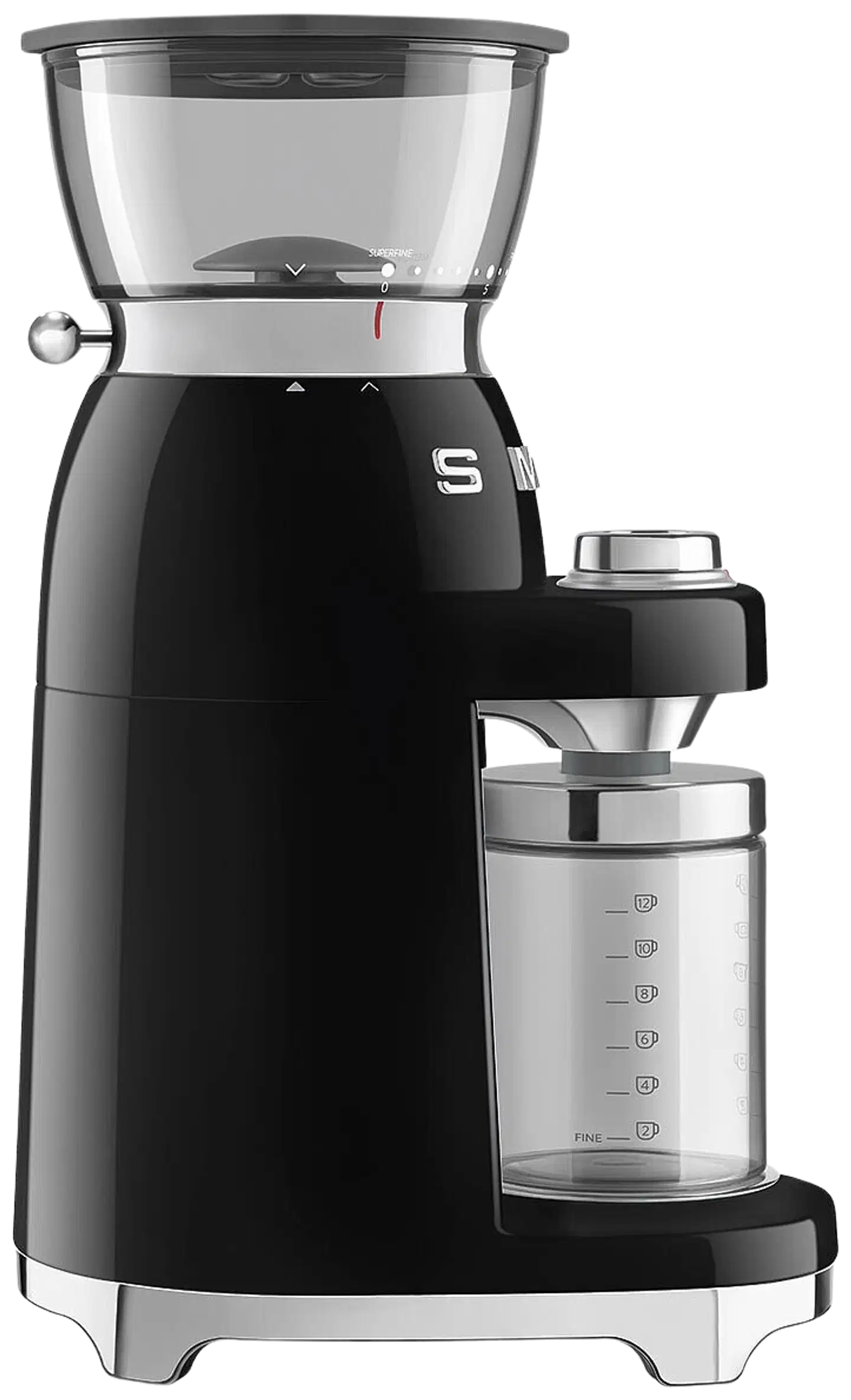 Smeg kahvimylly CGF03BLU musta - 3