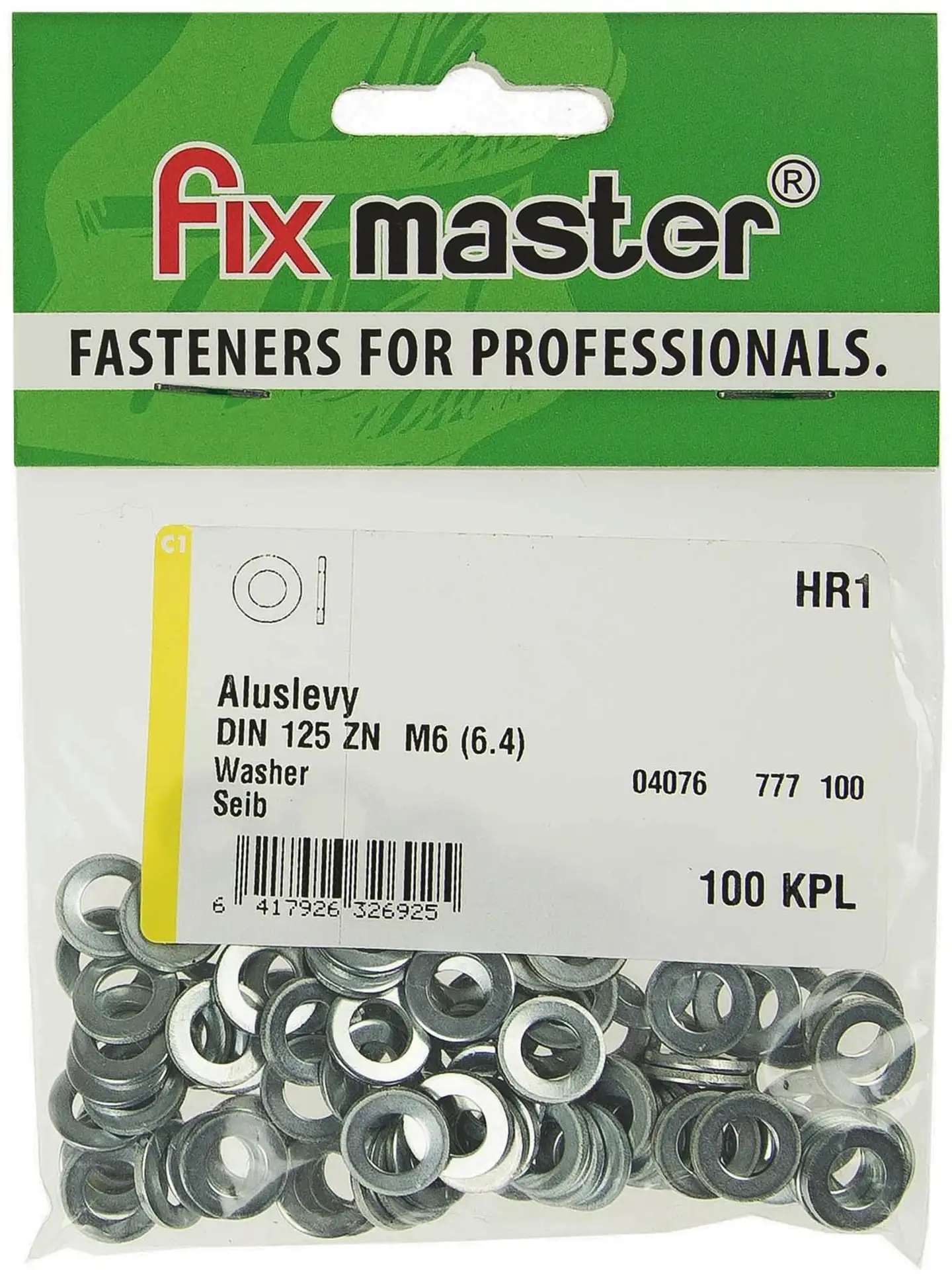 Fix Master aluslevy M6 sinkitty 100kpl