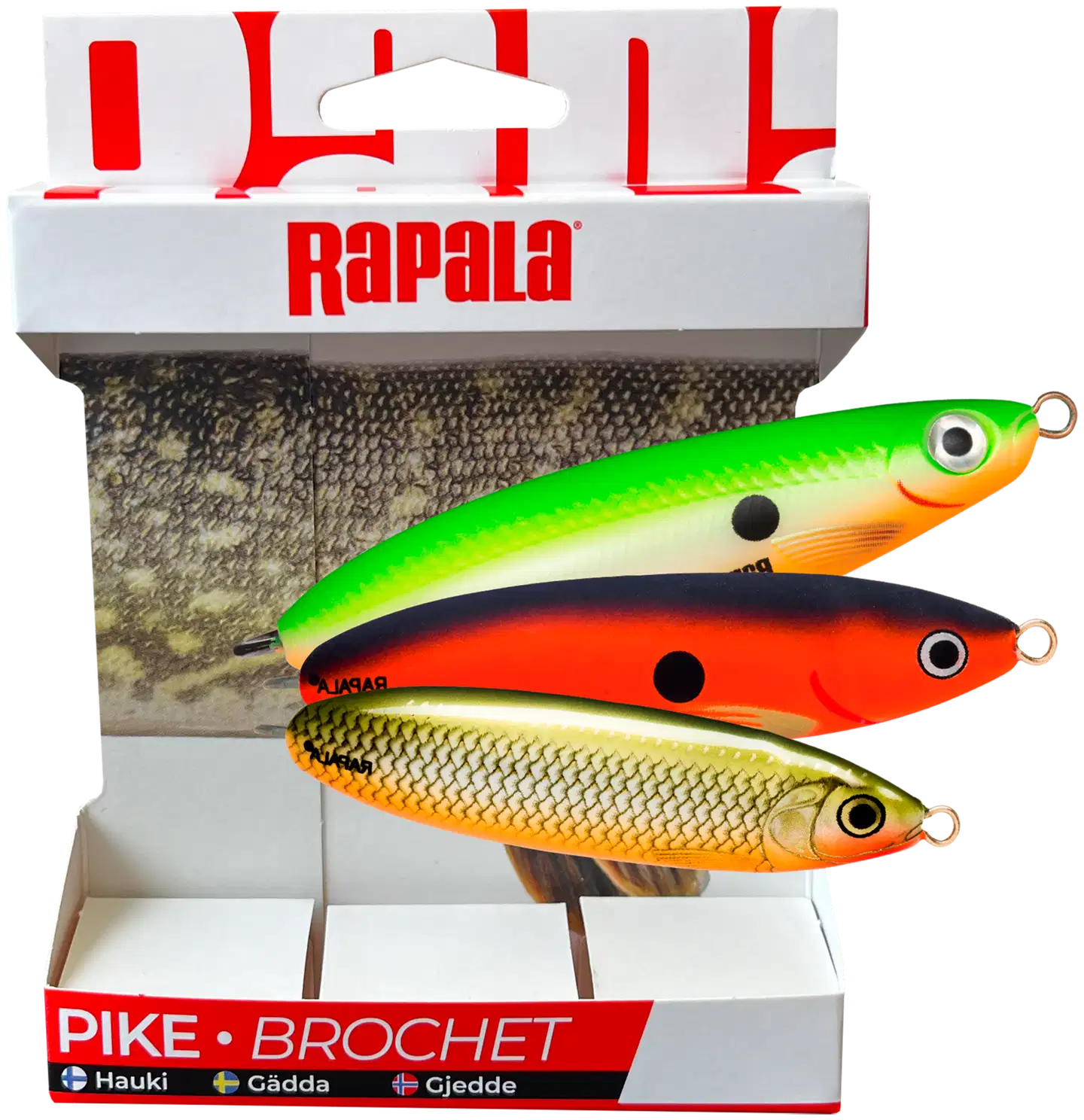 Rapala Kalatakuu hauki ruovikko - pilvinen