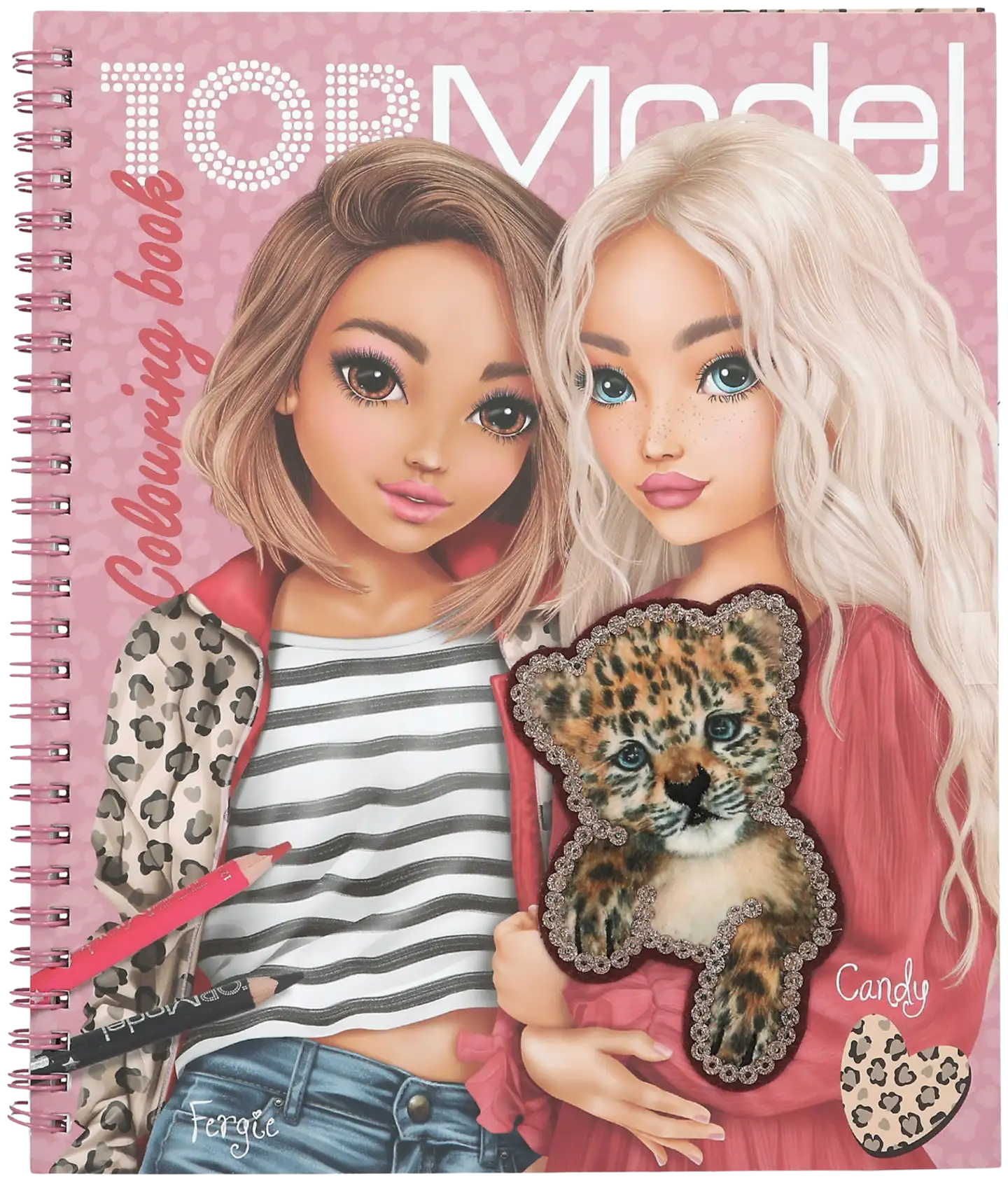 TOPModel värityskirja paljeteilla LEOHEART - 1