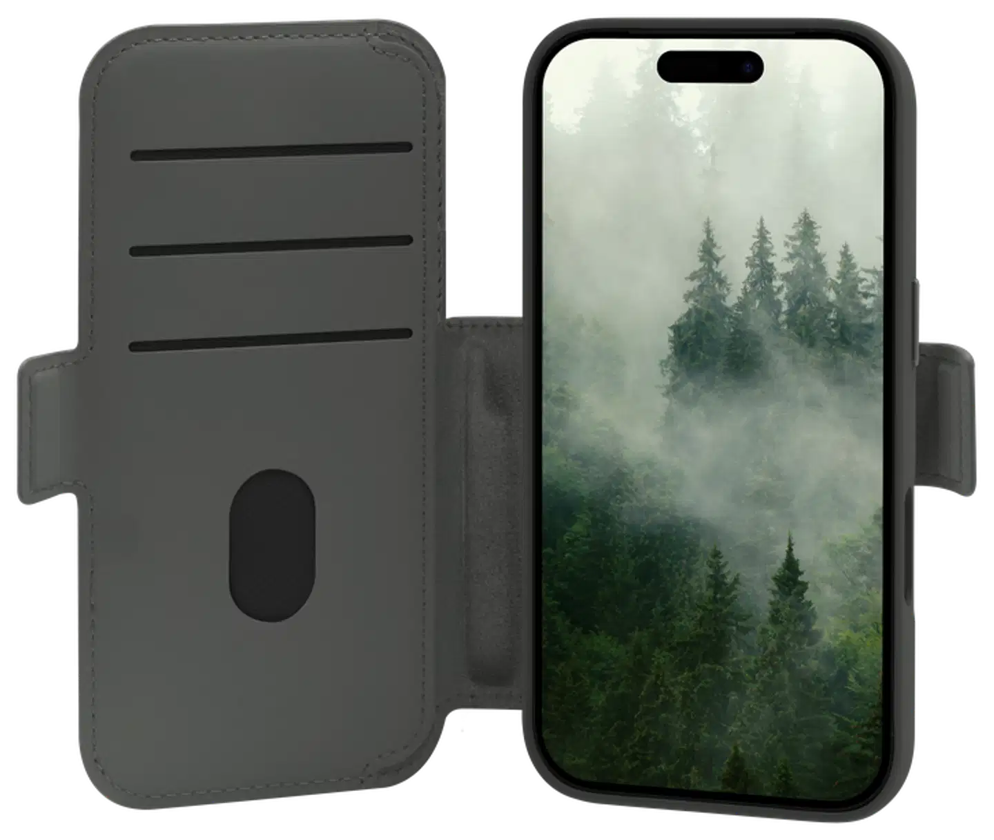 dbramante1928 suojakuori Lynge MS ICON iPhone 17 Pro vihertävän harmaa - 2