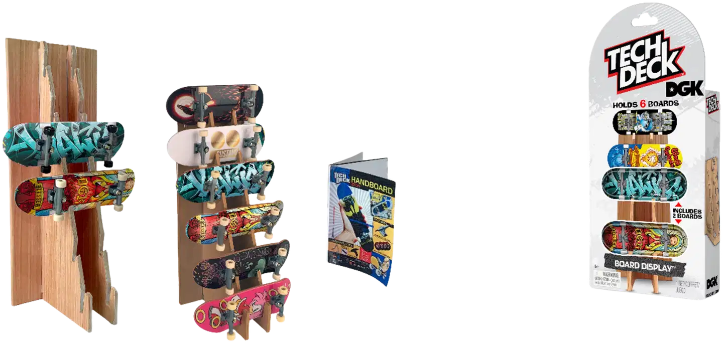 Tech Deck Lautateline ja 3 kpl 96mm lautaa