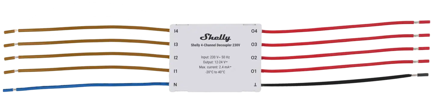 Shelly 4-Kanava erotinr 230V - 1