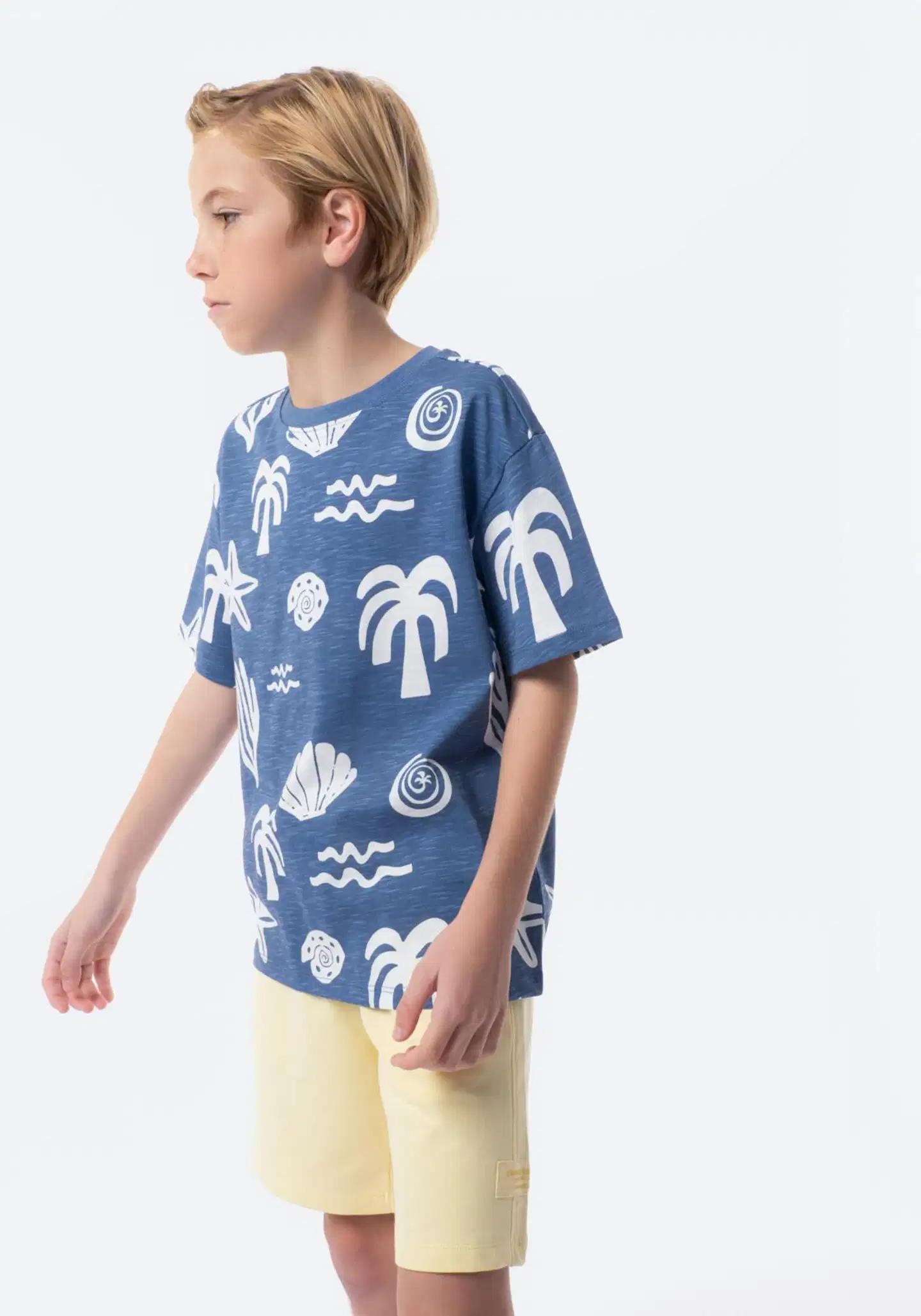 TEX lasten t-paita Simpukka I276360 - INDIGO LIGHT - 4