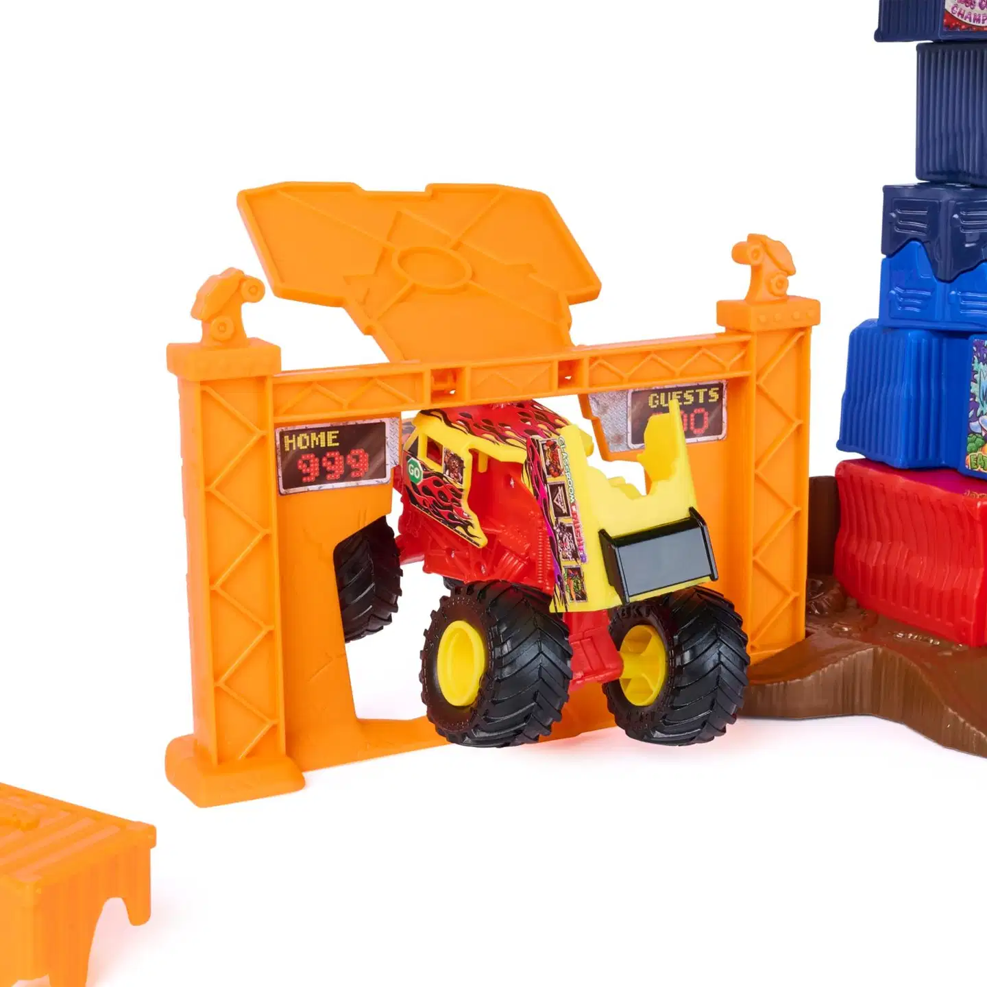 Monster Jam Smash & Bash Crash ratasetti - 2