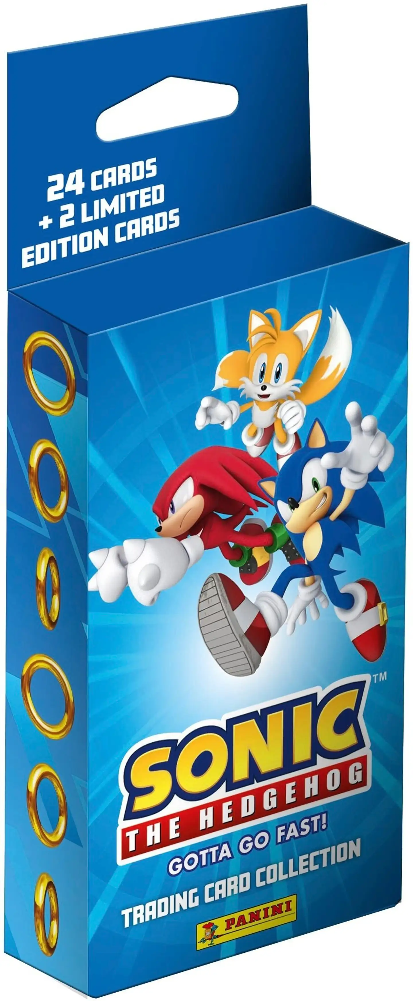 Sonic The Hedgehog Gotta Go Fast -3 korttipaketin laatikko keräilykortit