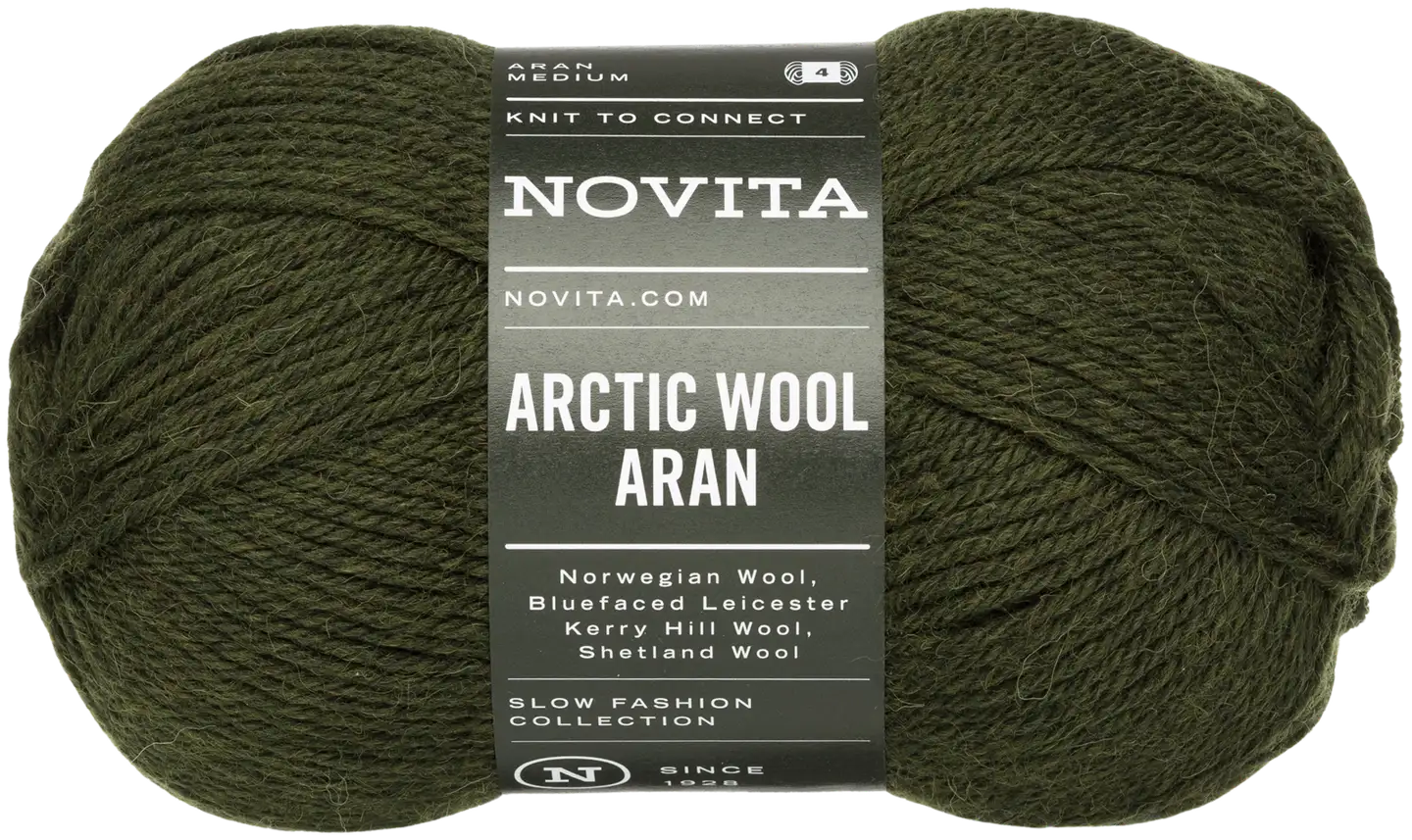 Novita lanka Arctic Wool Aran 100 g tunturipaju 357 - 1