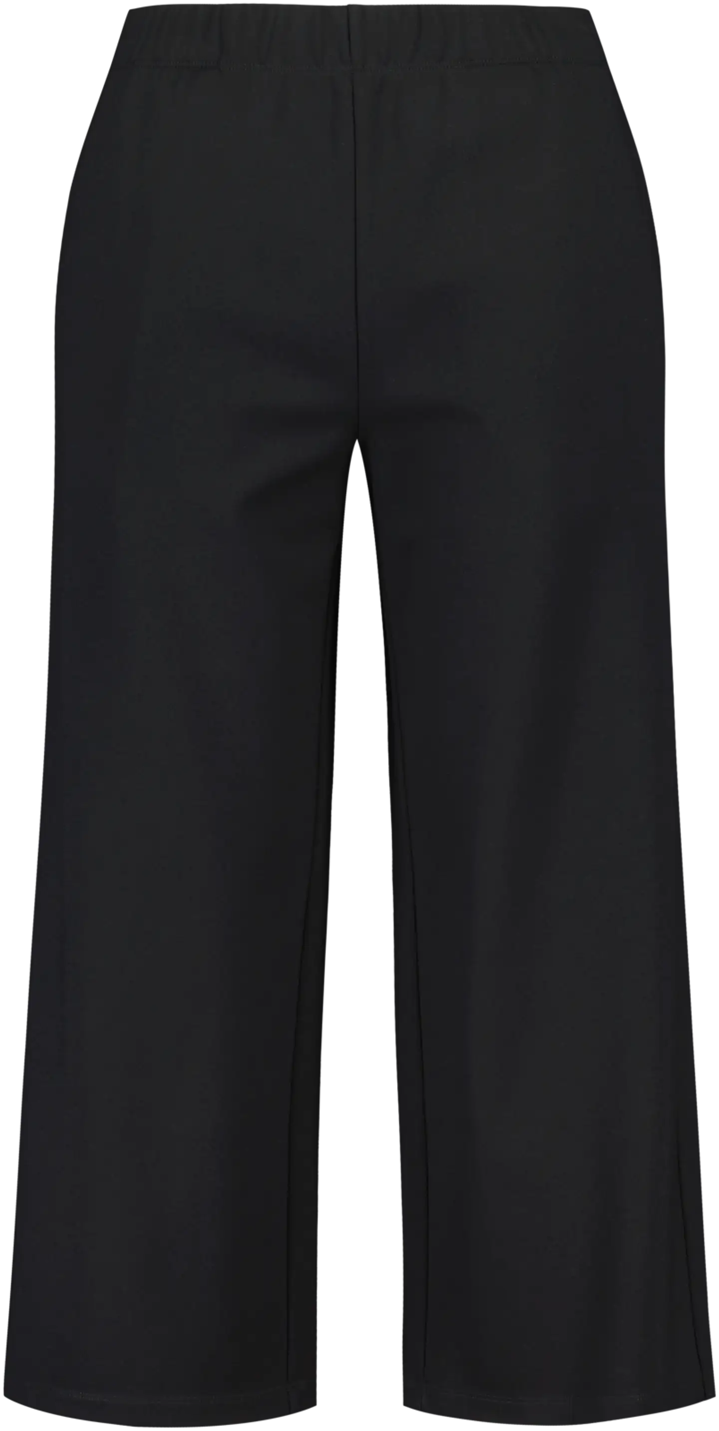 House naisten leveälahkeiset kaprihousut Faith3 - Jet Black - 1