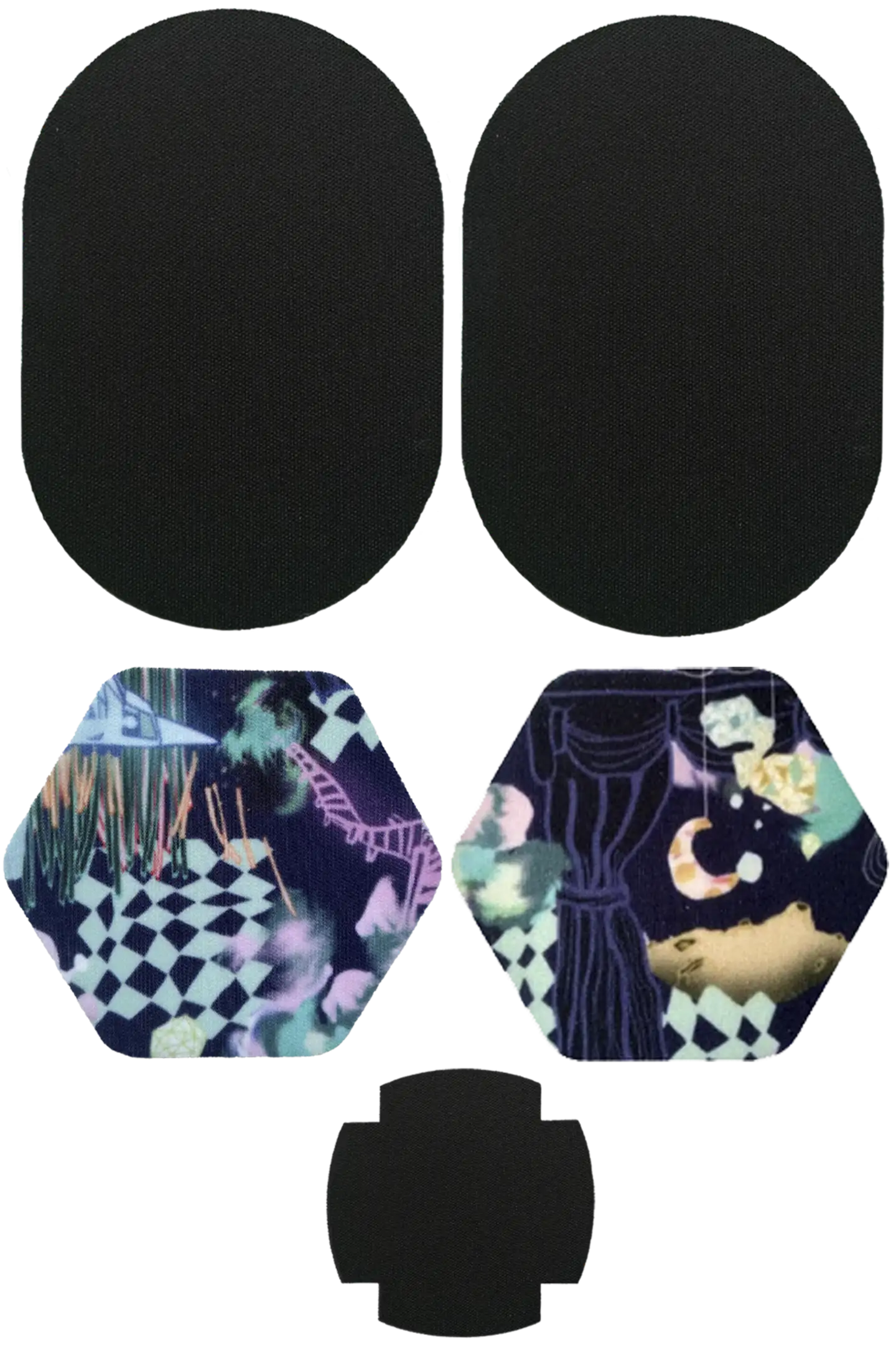 Fab Patch tekstiilipaikka vaatelaastari Rytmi 5 kpl - 1