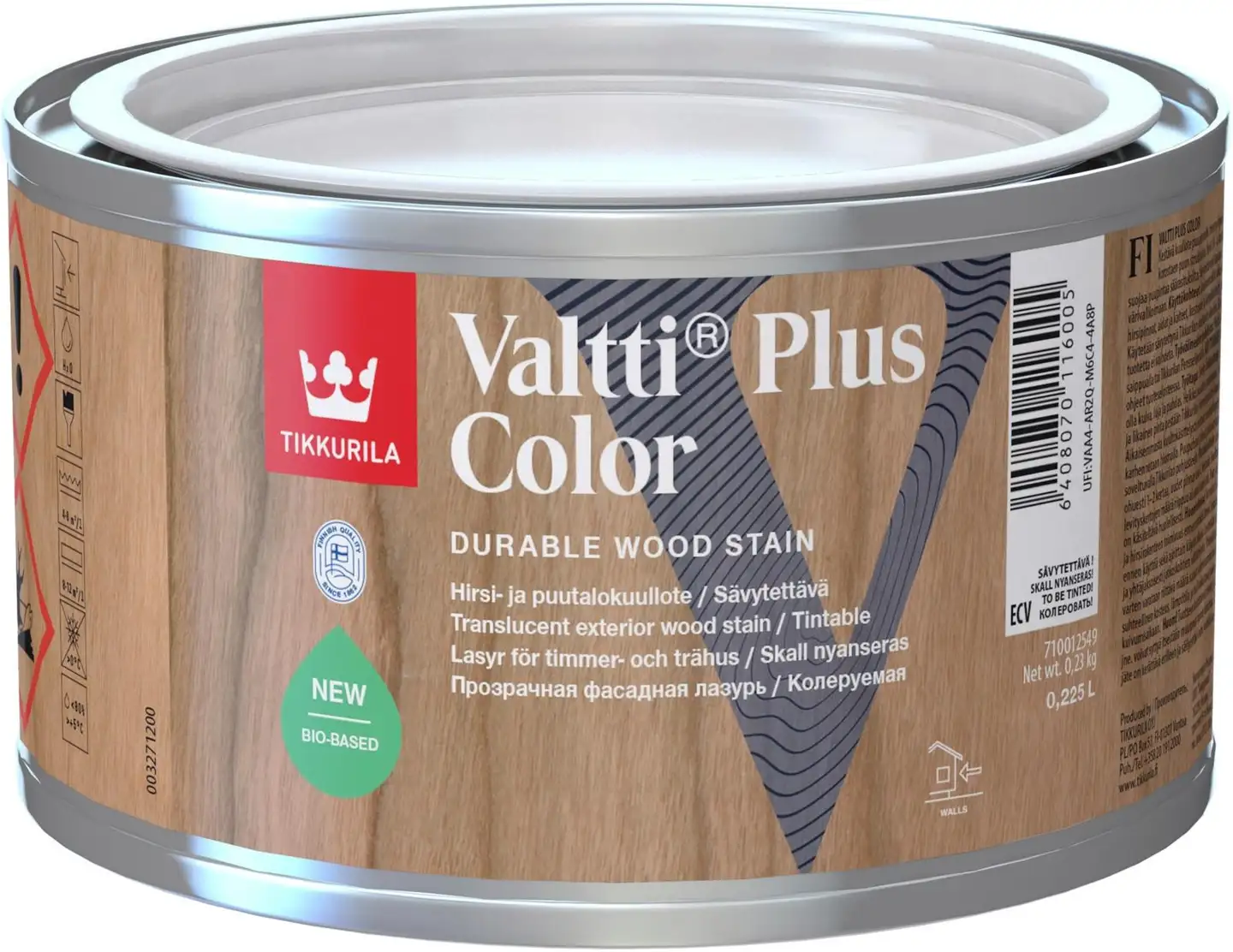 Tikkurila kuullote Valtti Plus Color 0,225 l ECV sävytettävä