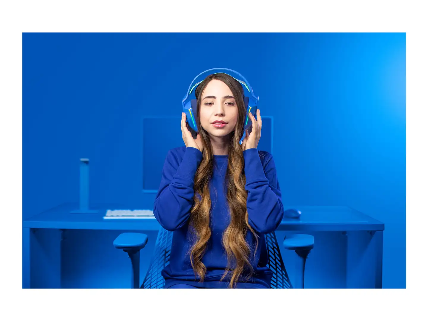 Logitech pelikuuloke Lightspeed G733 sininen - 21
