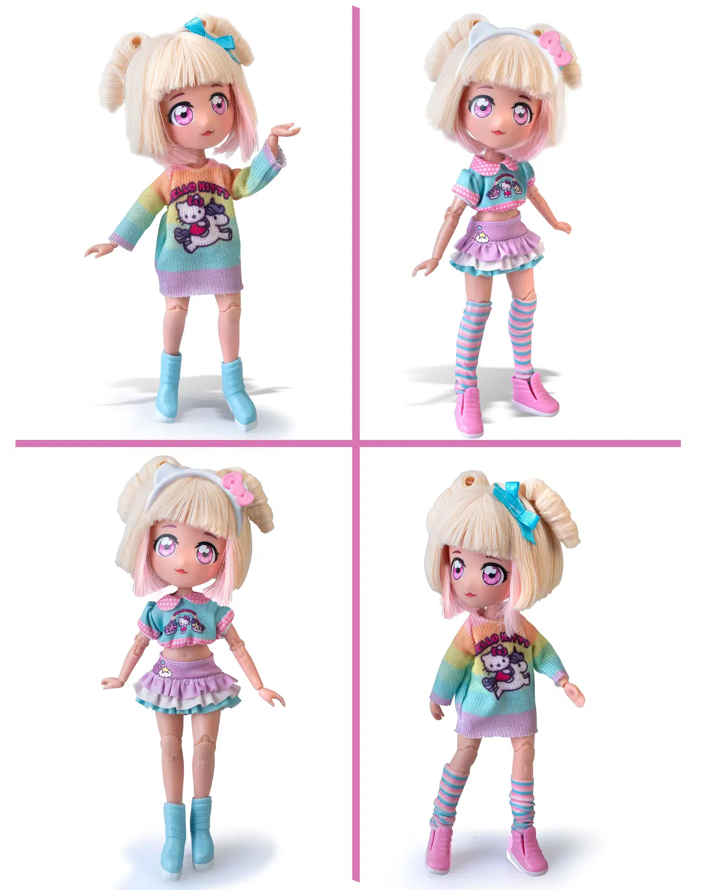 Hello Kitty Manga Fashion Unicorn -nukke - 5