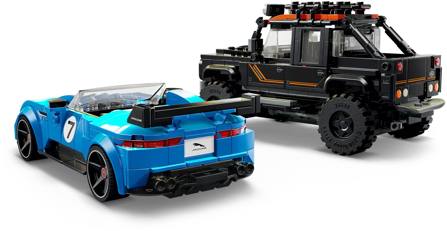 LEGO® Speed Champions 77264 Jaguar Project 7 ja Land Rover Defender - 5