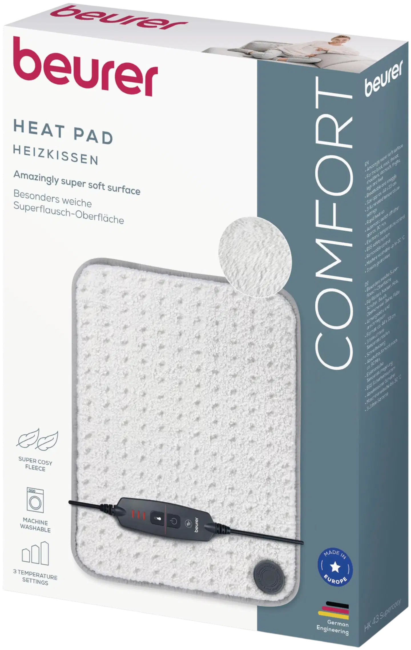 Beurer HK43 Supercosy lämpötyyny - 5