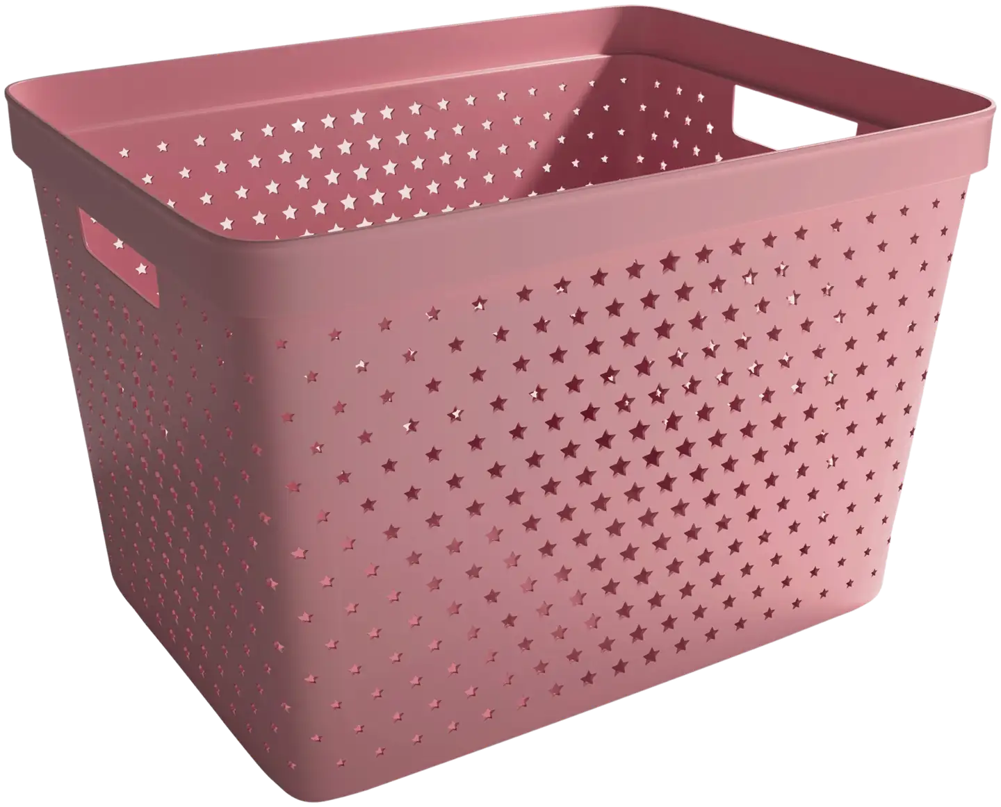 Nordiska Plast säilytyslaatikko Star 19 l dusty pink