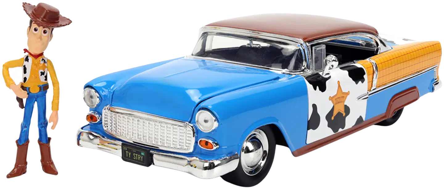 Jada Disney Toy Story Woody 1955 Chevrolet Bel Air, 19 cm, 1:24, die-cast - 4
