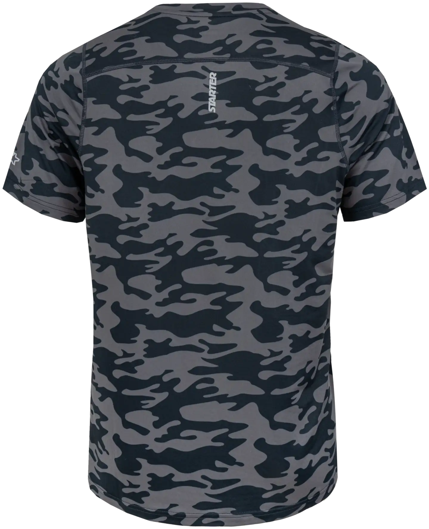 Starter miesten lyhythihainen treenipaita Camo YSMT5077 - BLACK - 3