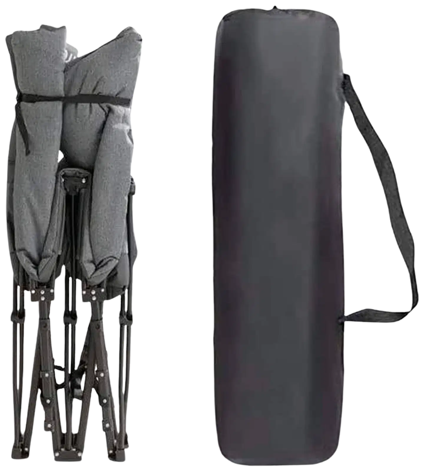 Nordcore retkisänky premium, harmaa- 210x80x40cm - max 280kg - 2