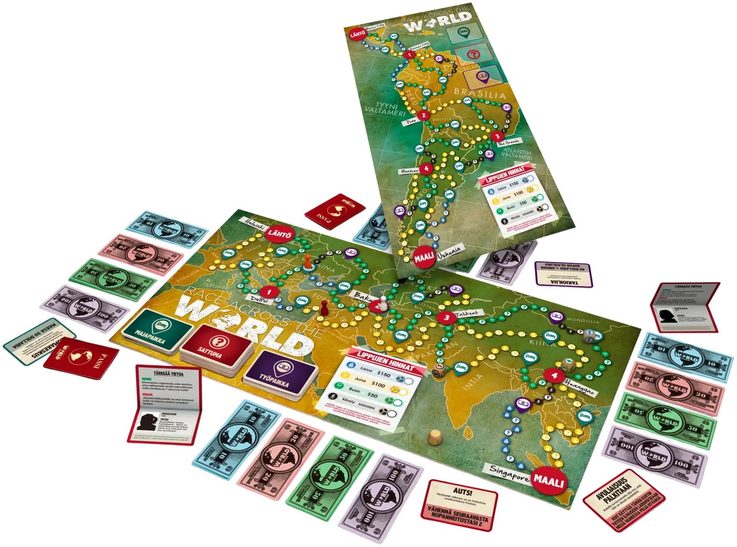 Games4u lautapeli Race across the world - 2