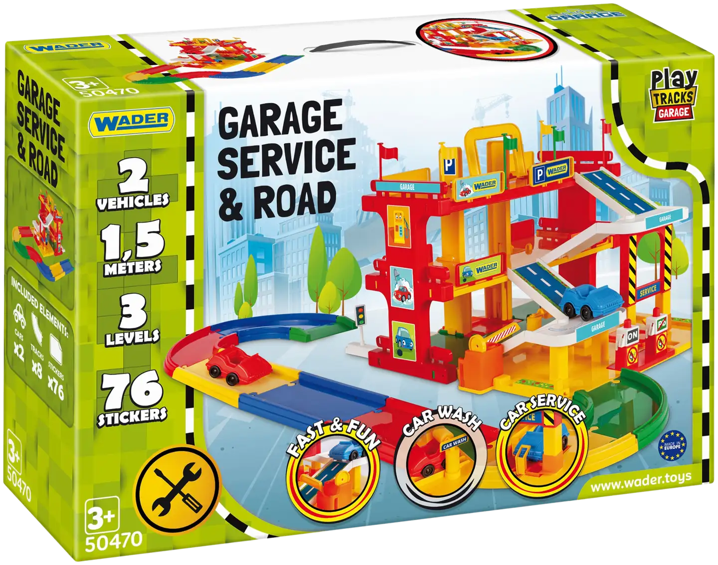 Wader Garage Service With Road -Parkkitalo - 3