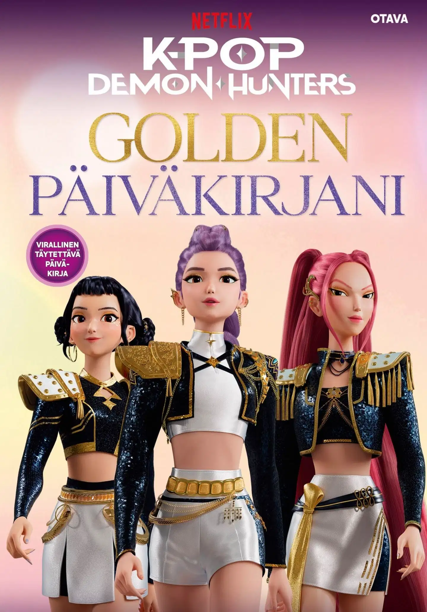 KPop Demon Hunters Golden Päiväkirjani - Virallinen täytettävä päiväkirja