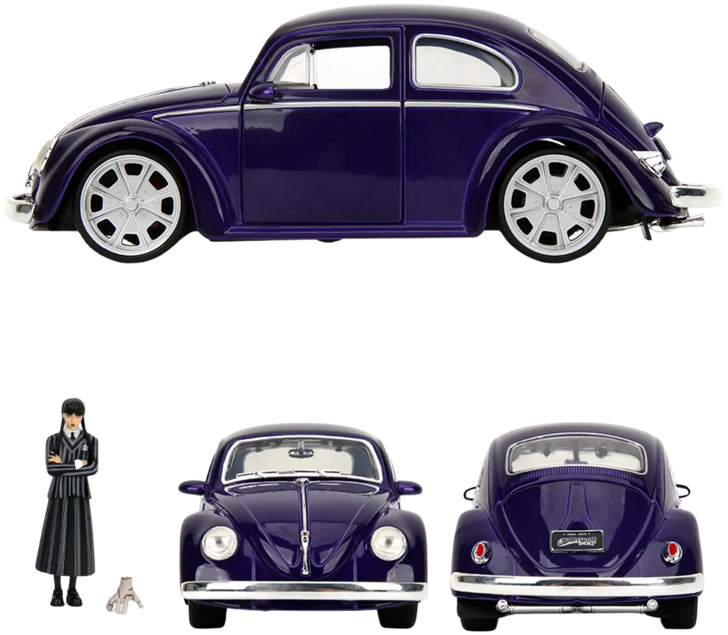 Jada Wednesday Volkswagen Beetle, 19 cm, 1:24, die-cast - 2