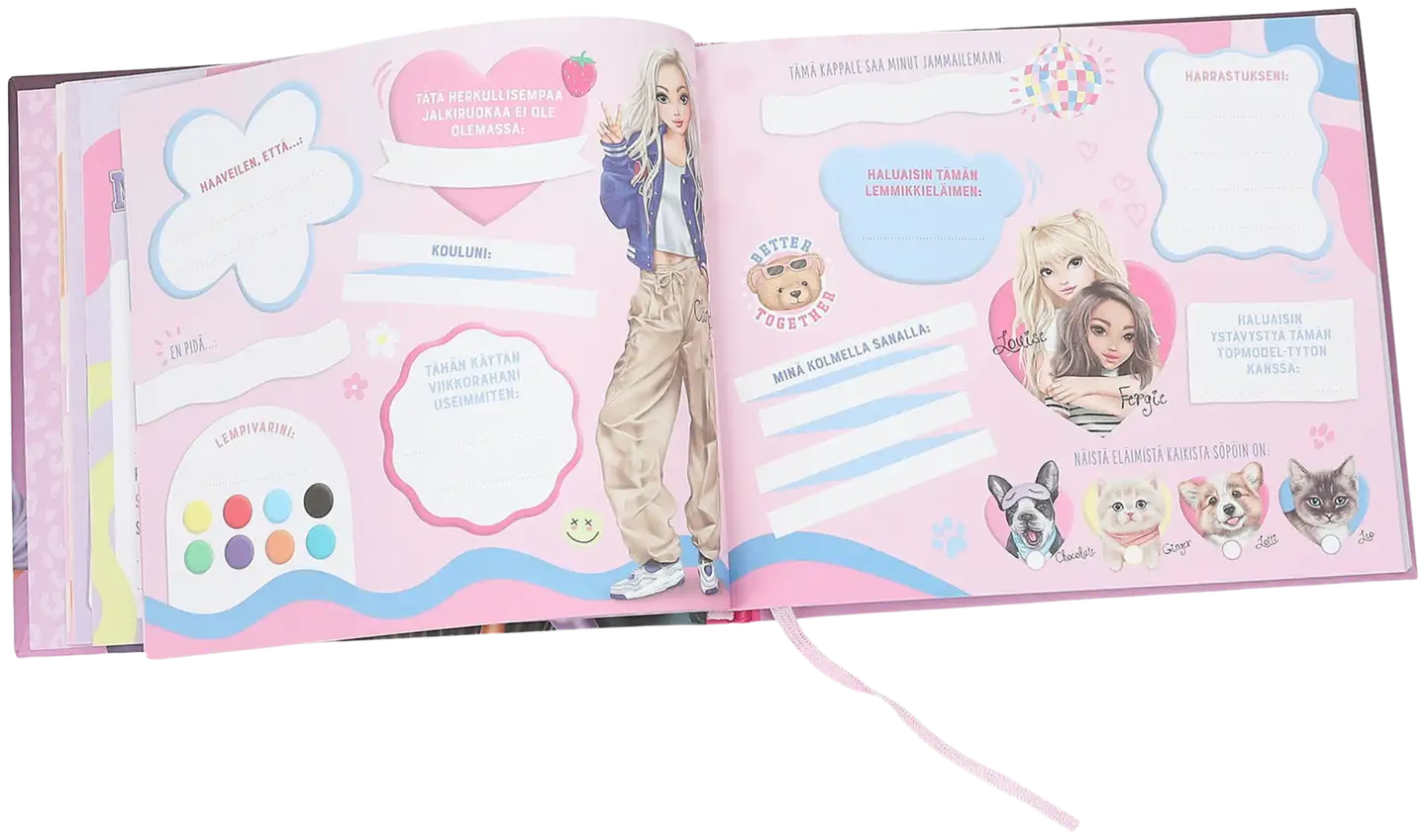 TOPModel ystäväkirja REBEL KITTY - 3