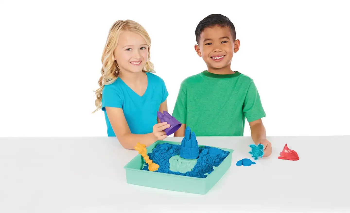 Kinetic Sand hiekkalaatikkosetti sininen - 8