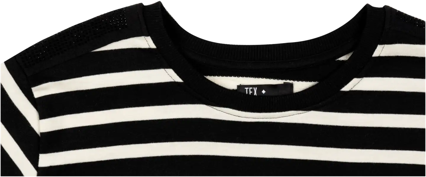 TEX naisten trikoopusero I993108 - BLACK 1 - 3