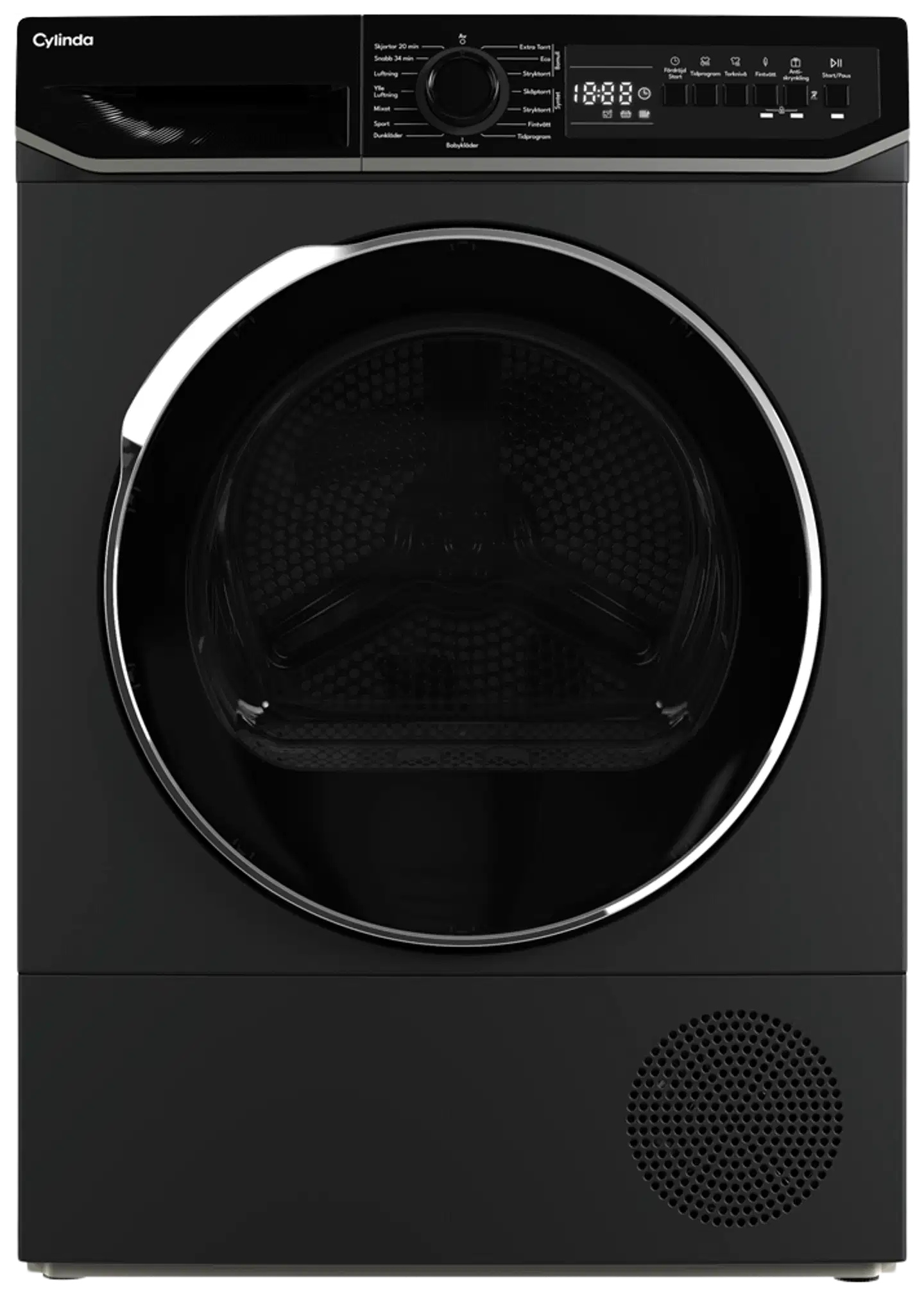 Cylinda kuivausrumpu TVP911G29BID, 9 kg, antrasiitti - 8