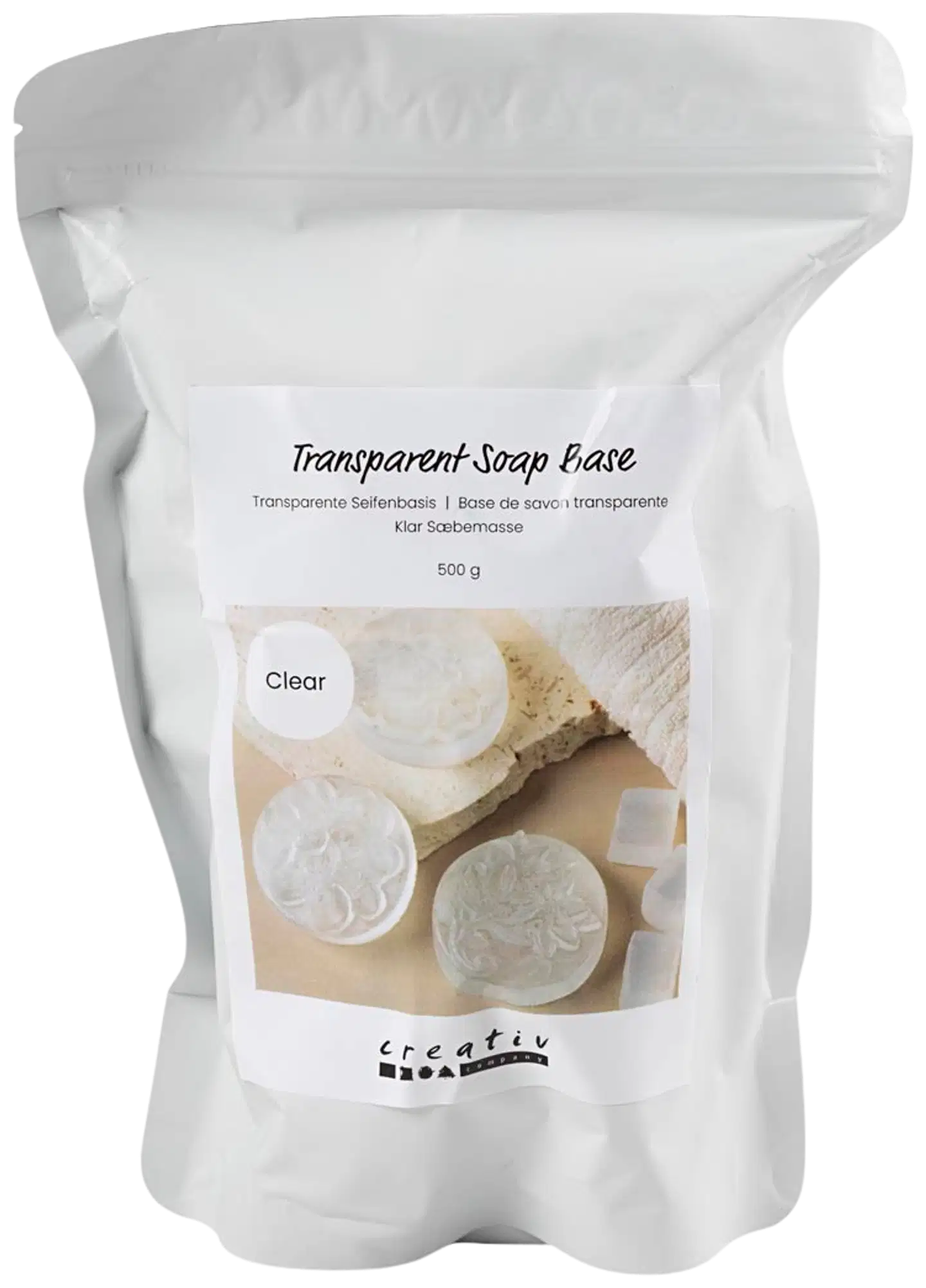 Creativ Company kirkas saippuamassa, rakeita, 500 g - 1