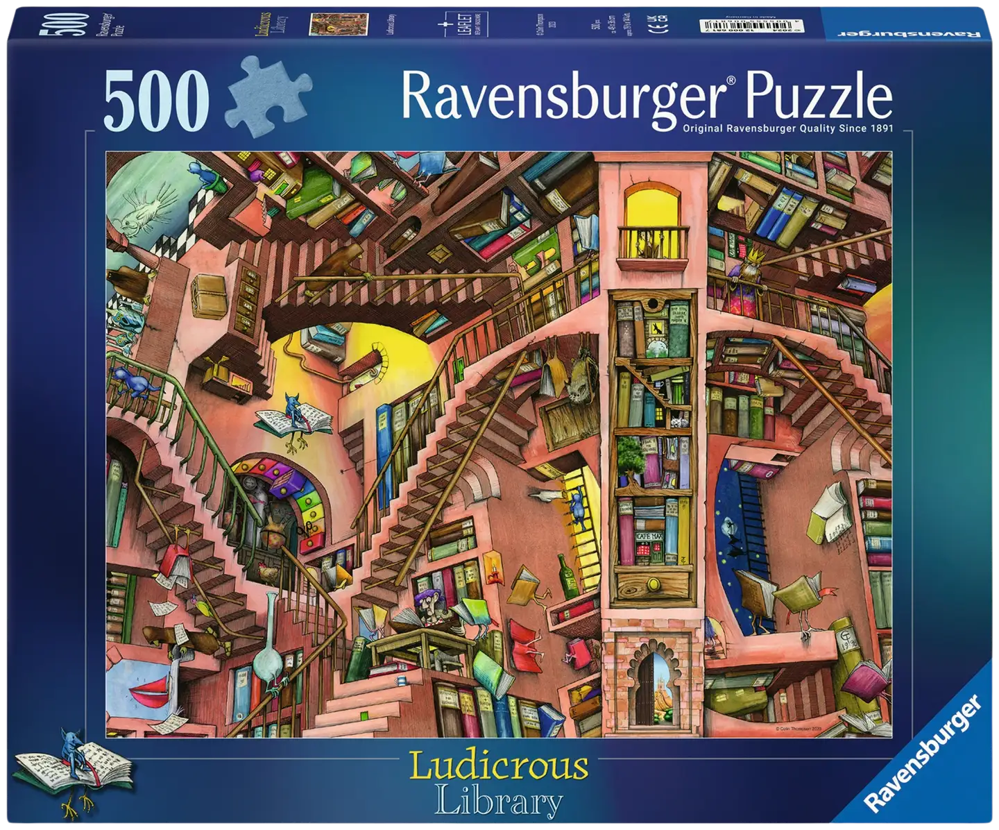 Ravensburger palapeli 500 palaa, erilaisia - 9