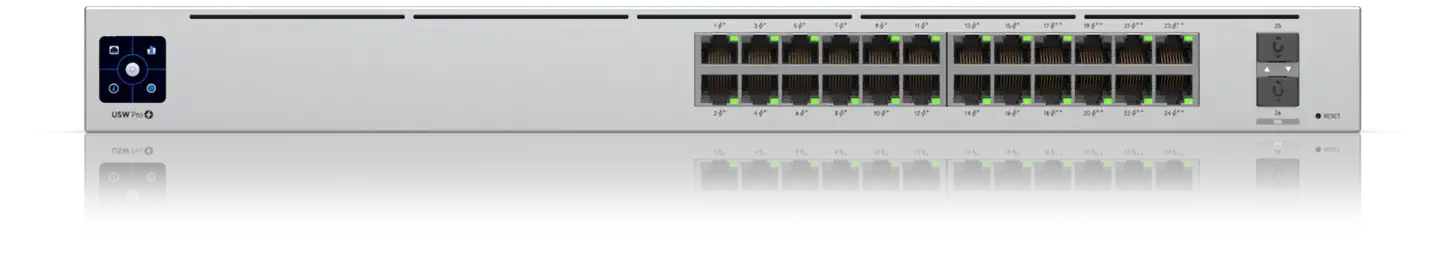 Ubiquiti 24-porttinen gigabit PoE -kytkin Layer 3 -ominaisuuksilla USW-PRO-24-POE - 2