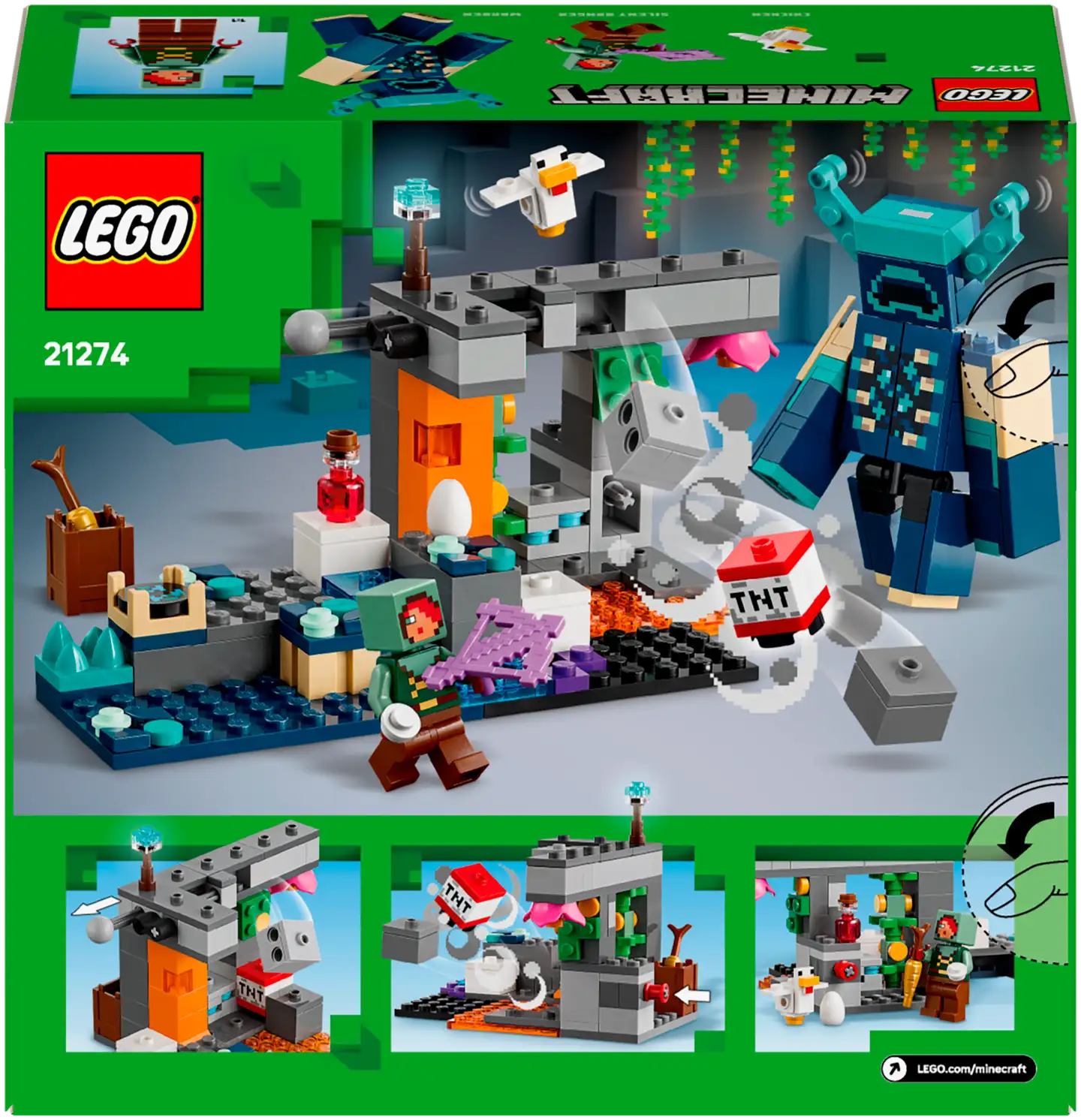 LEGO® Minecraft 21274 Vartijan kohtaaminen - 3