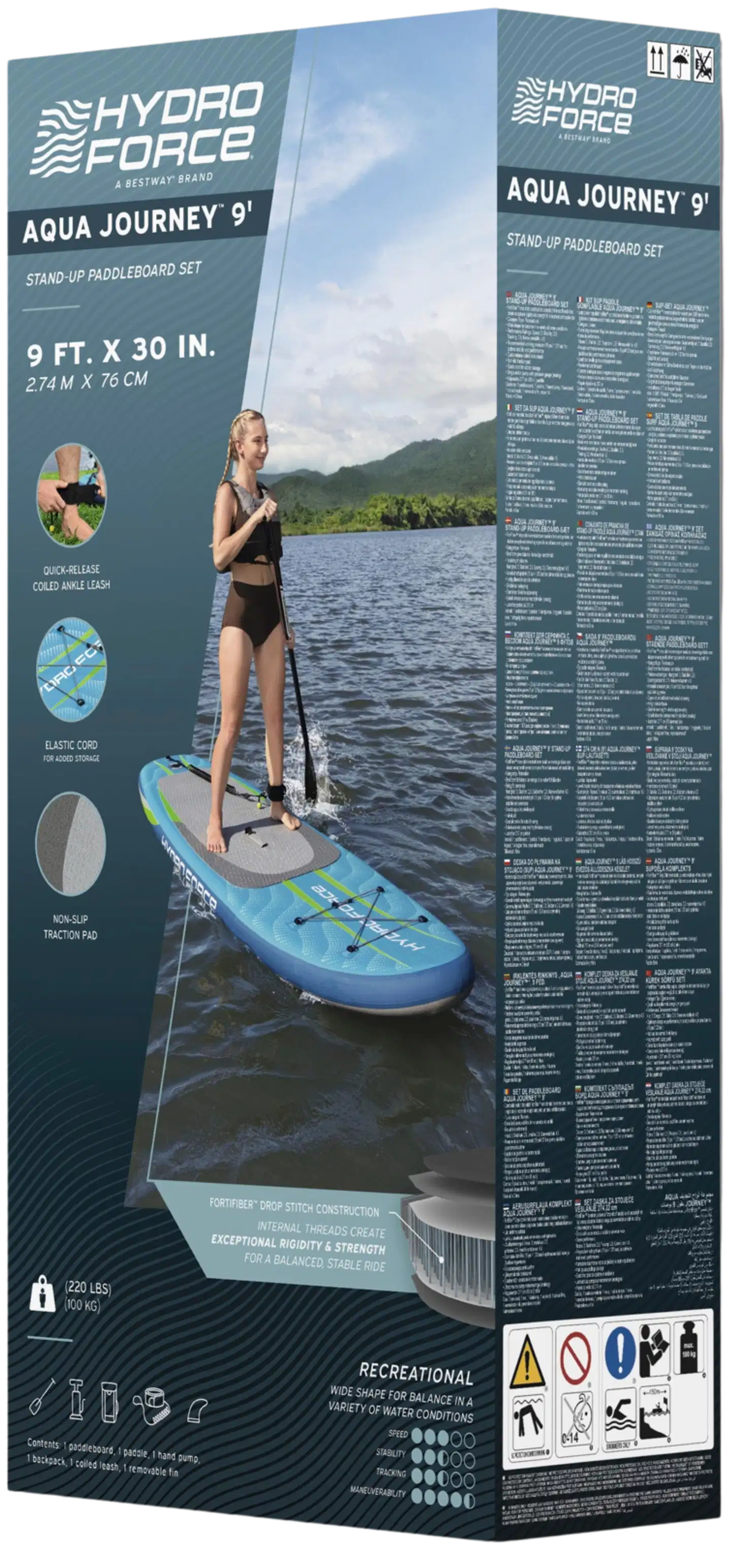 Hydro-Force SUP-lautasetti Aqua Journey 274 cm - 2
