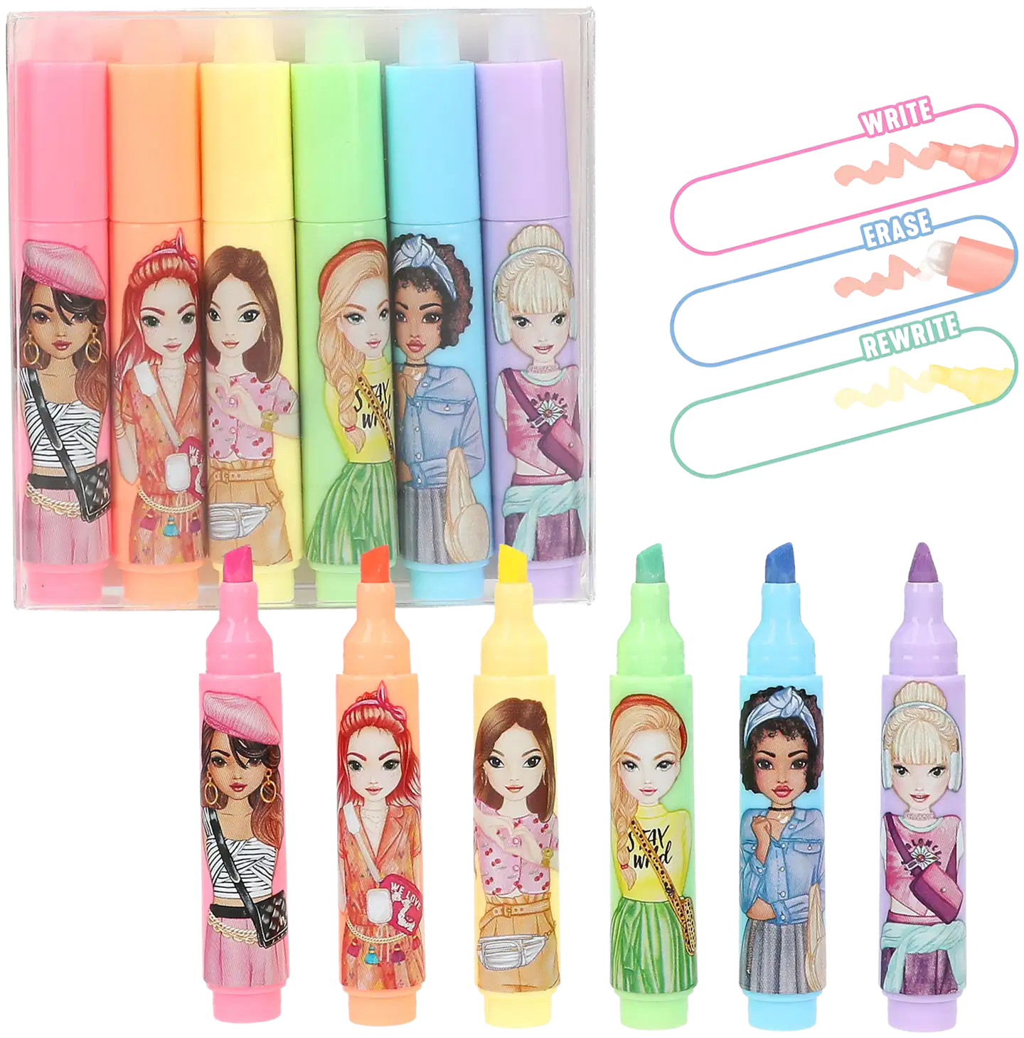 TOPModel pyyhittävät minikorostuskynät - 2