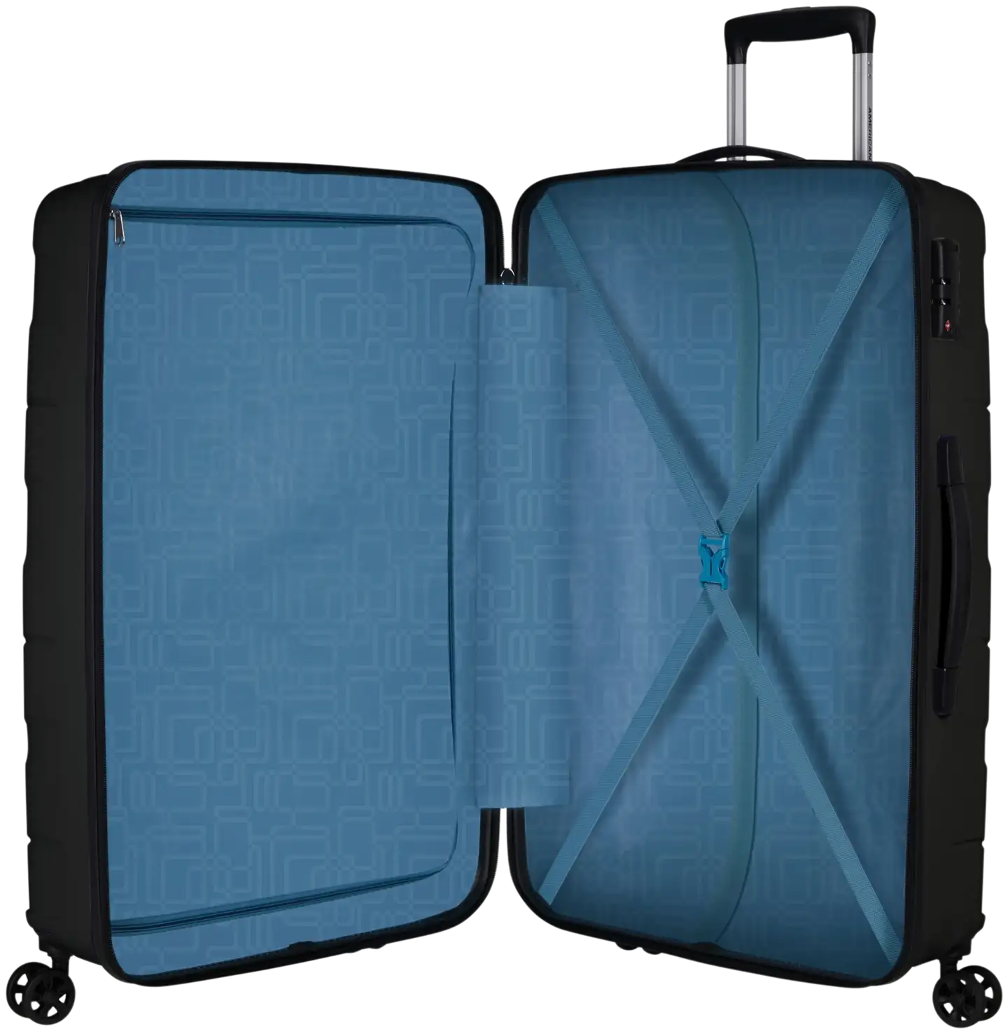 American Tourister matkalaukku Jetdriver 3.0-spinner 77/28 musta - 4