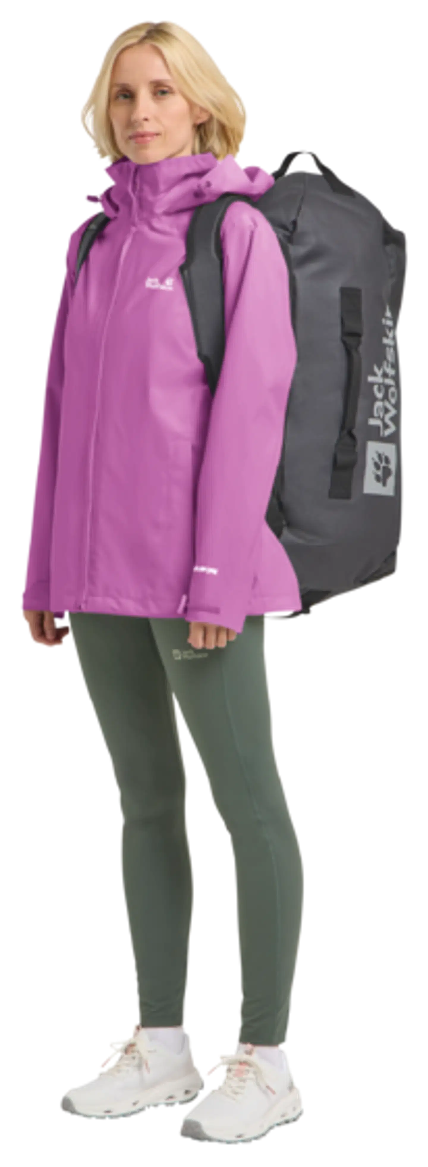 Jack Wolfskin naisten kuoritakki Trailtime - Foxglove - 5