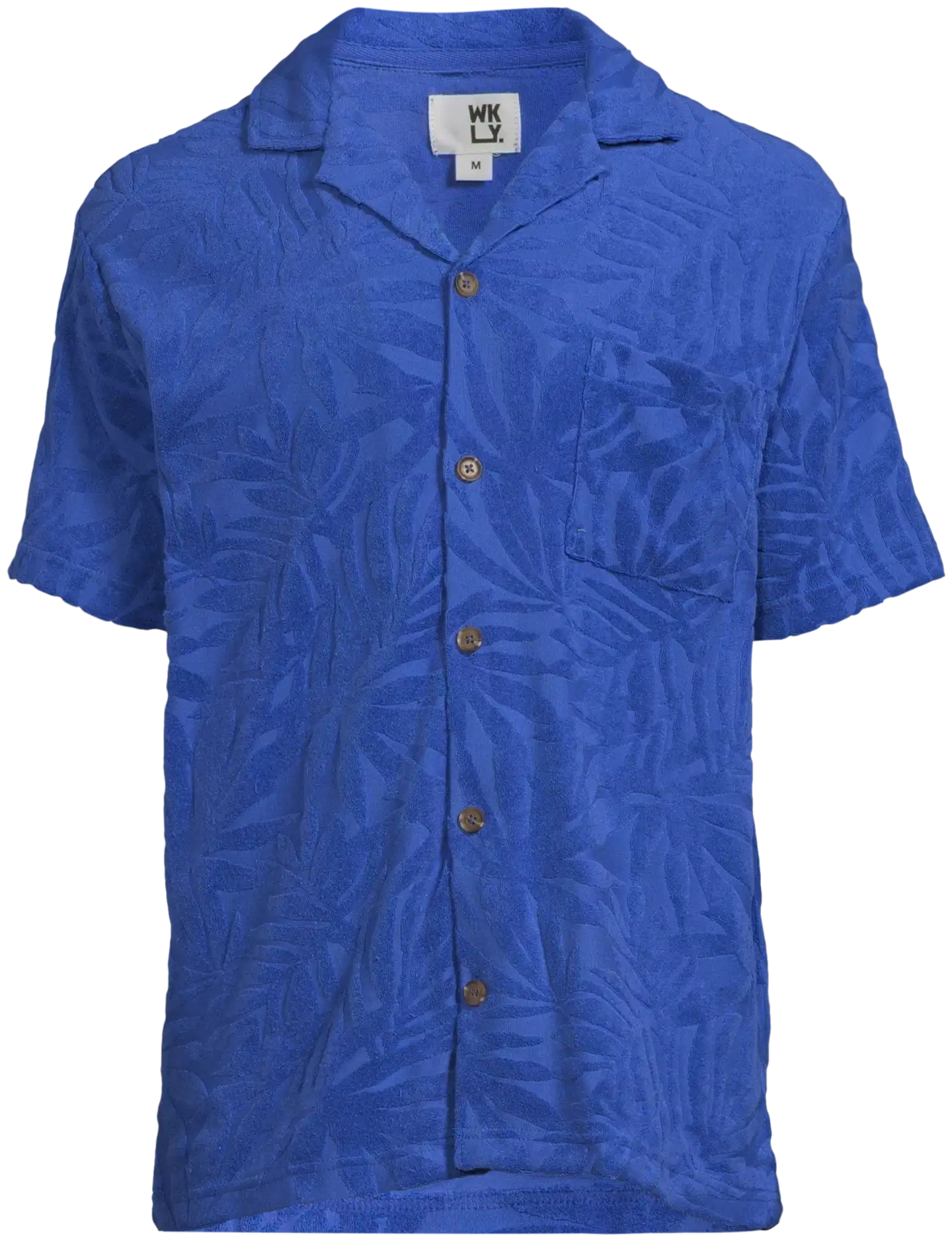 WKLY. miesten kesäpaita terry 195W152603 - dazzling blue - 2