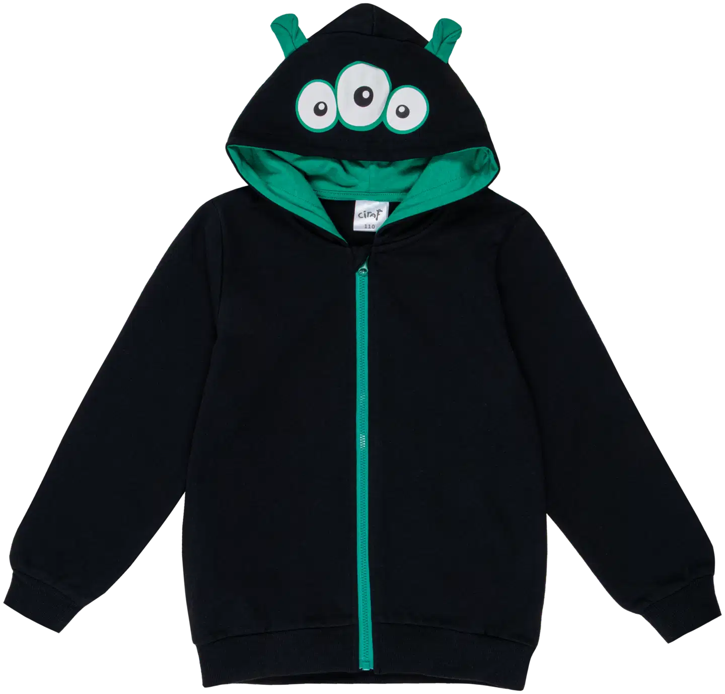 Ciraf lasten collegehuppari monster 25PC263303 - black - 1