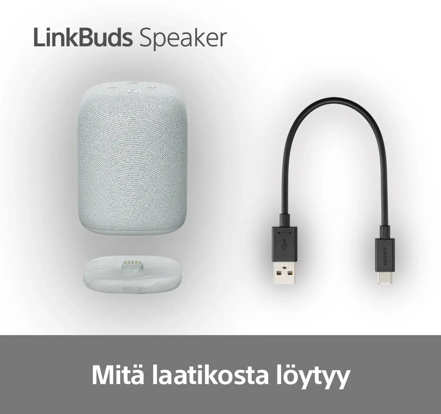 Sony langaton kaiutin LinkBuds Speaker SRS-LS1H valkoinen - 3