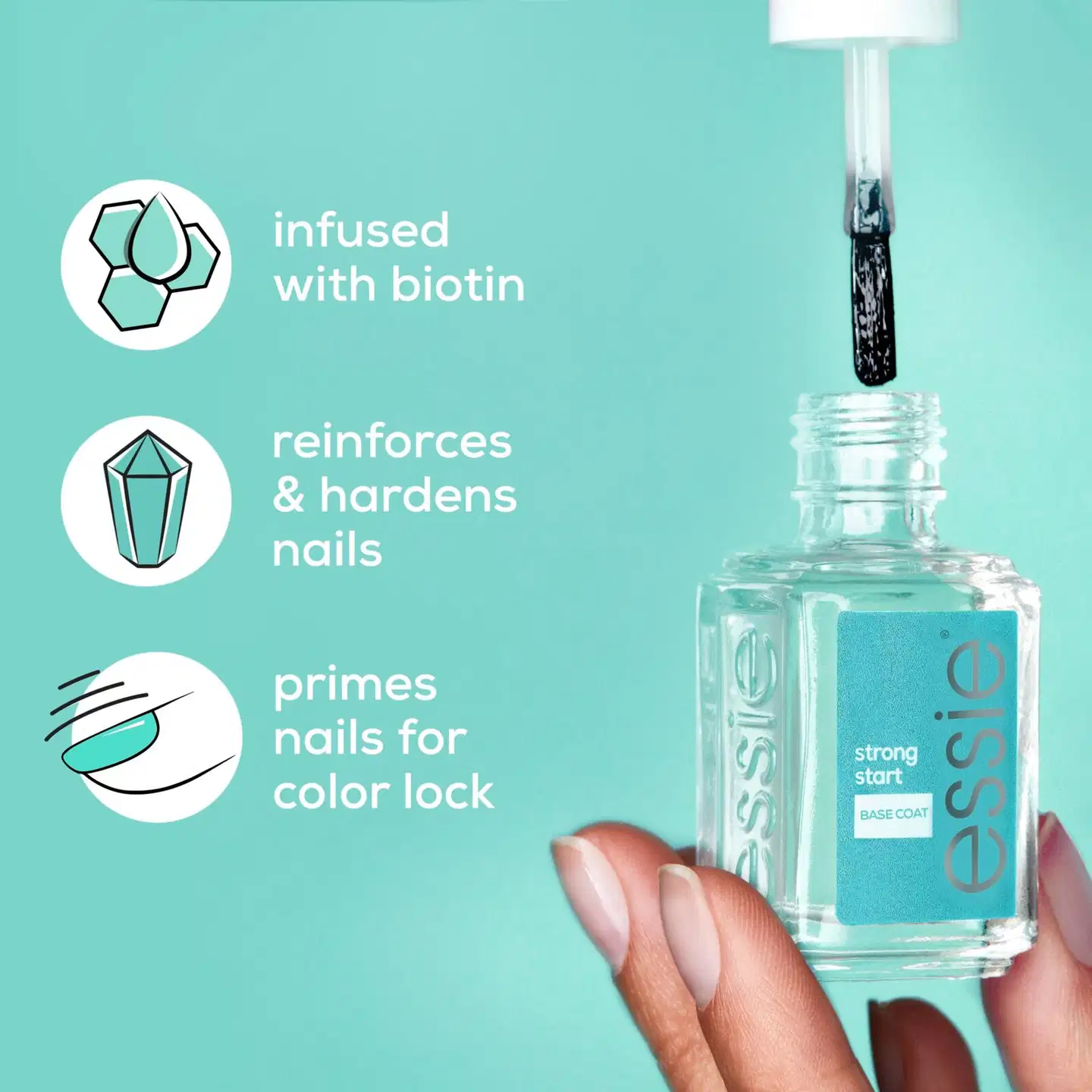 essie strong start aluslakka 13,5 ml - 2